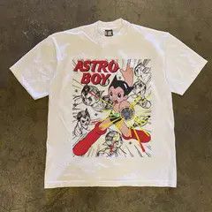 VIBE White retro face pattern cotton t-shirt Size US M / EU 48-50 / 2 - 1 Thumbnail