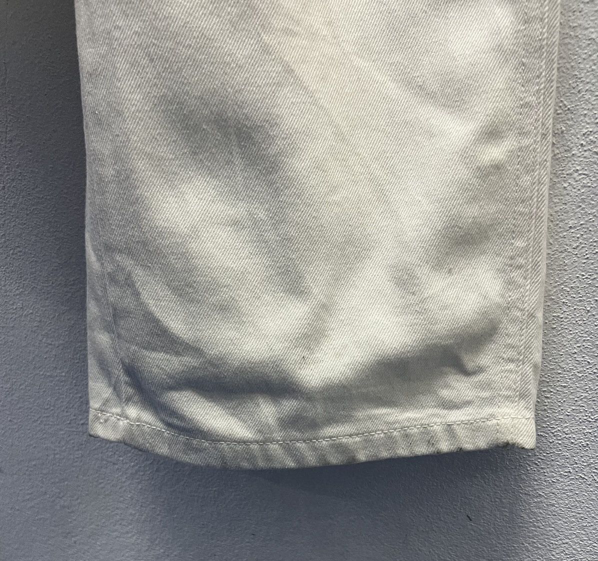 GU × Vintage GU White Denim Overalls - Size S Size US 32 / EU 48 - 12 Thumbnail