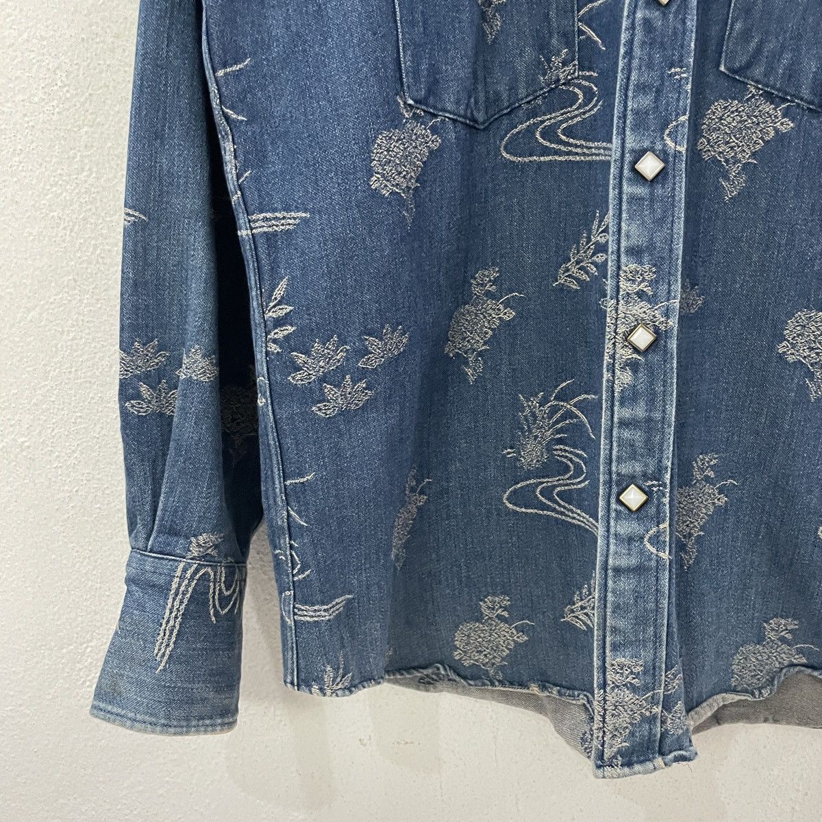 Japanese Brand Vintage Allen & Hanson Denim Jacket Size US M / EU 48-50 / 2 - 3 Thumbnail