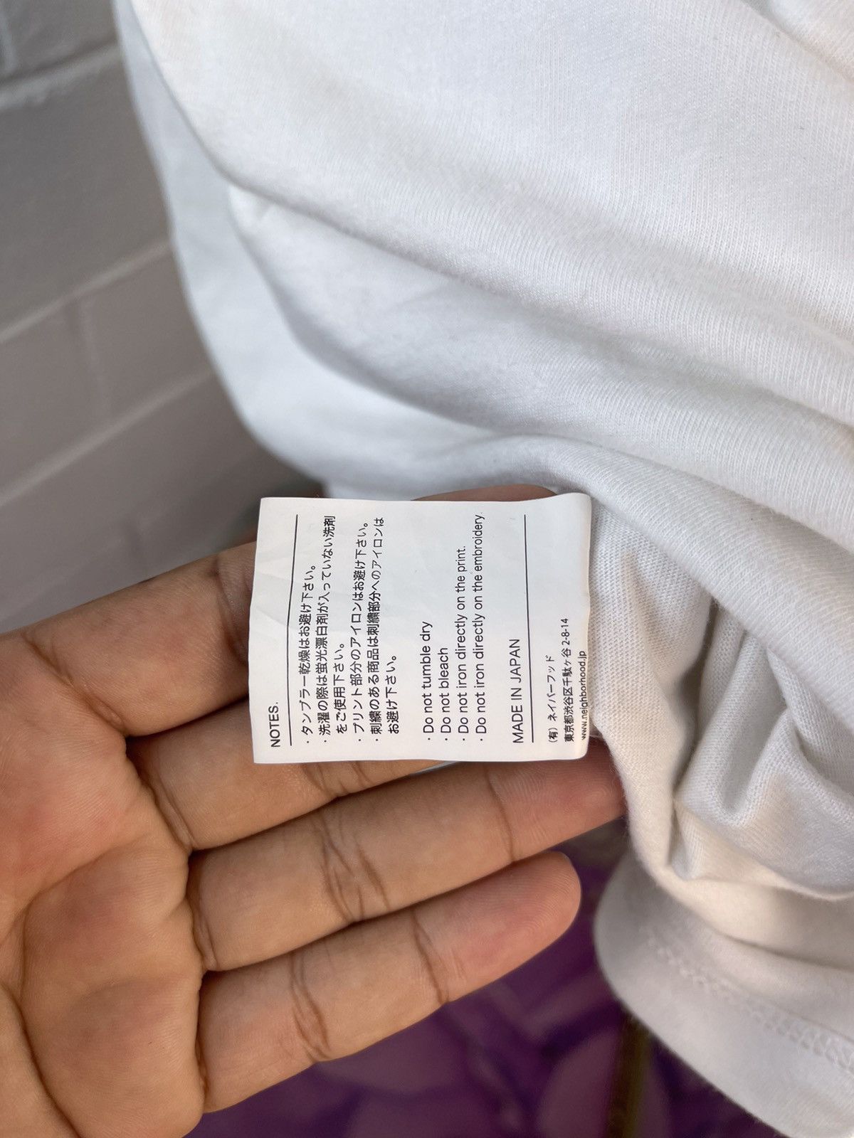 Neighborhood Neighborhood Box Logo Tee Size US L / EU 52-54 / 3 - 9 Thumbnail