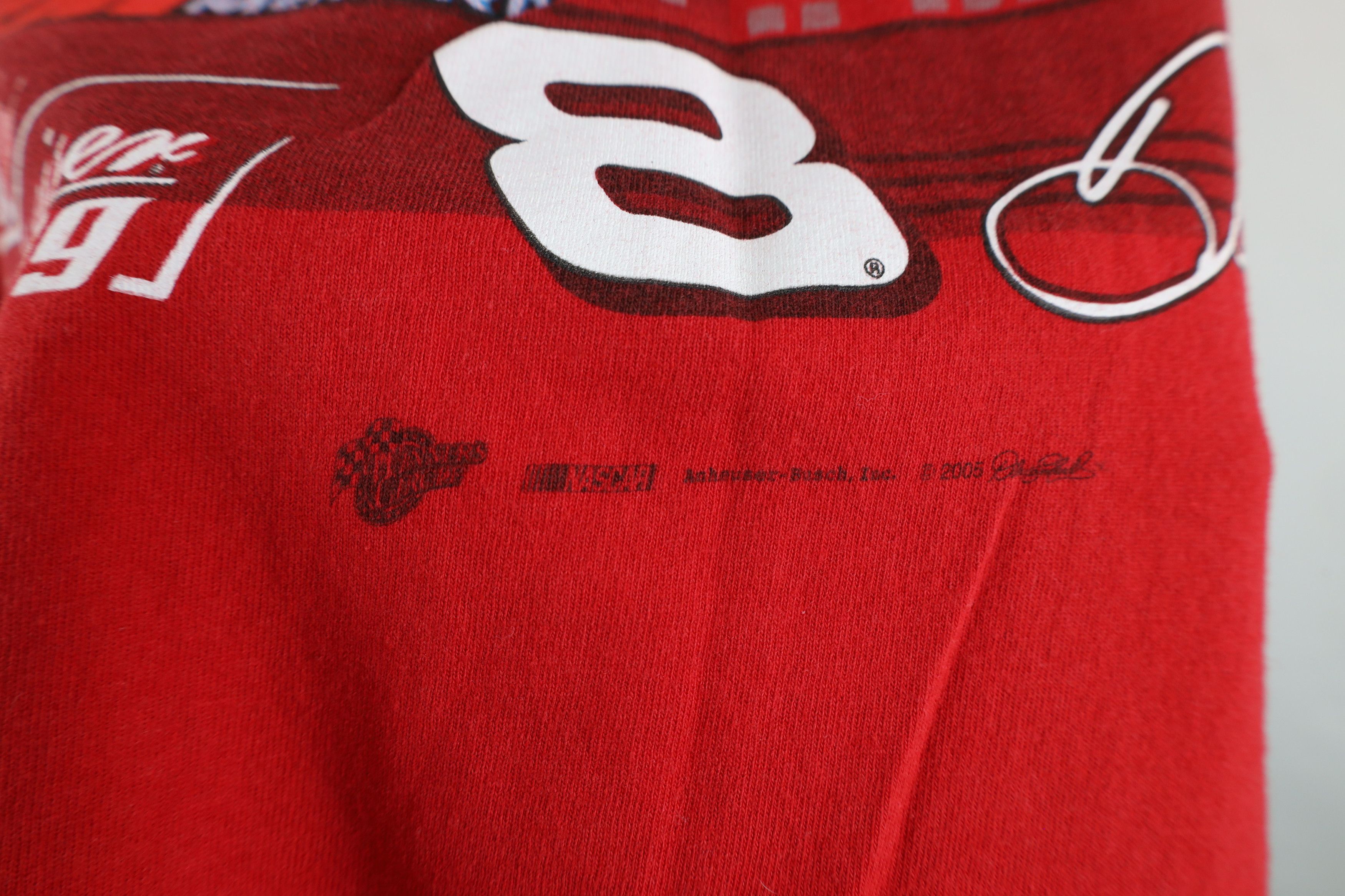 Vintage Vintage Y2K 2006 NASCAR Earnhardt Jr Budweiser T-Shirt Size US L / EU 52-54 / 3 - 12 Thumbnail