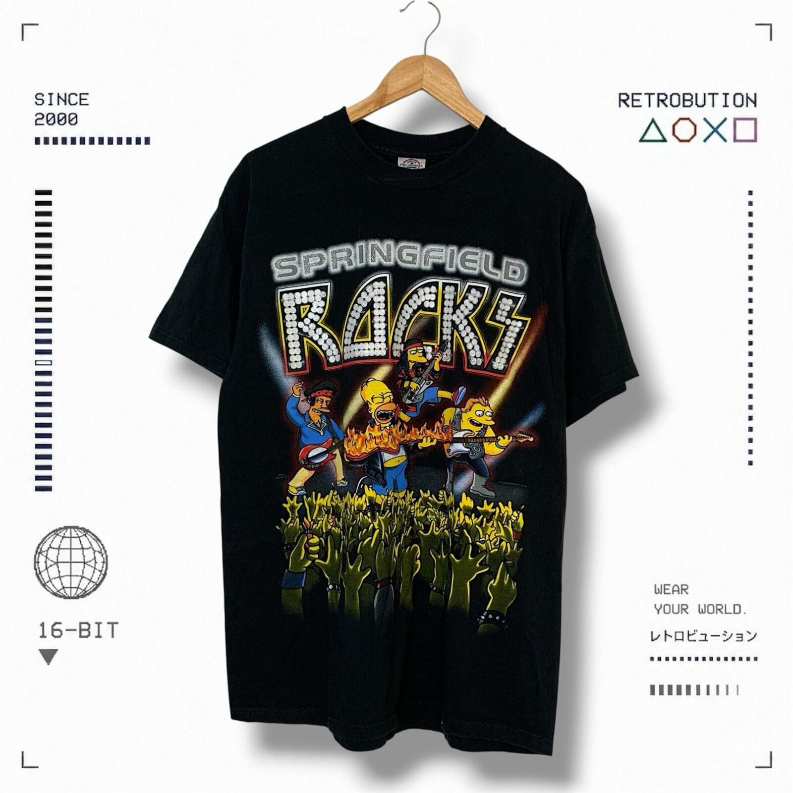 The Simpsons Vintage 2005 The Simpson Springfield Rocks Shirt Size L Size US L / EU 52-54 / 3 - 1 Thumbnail