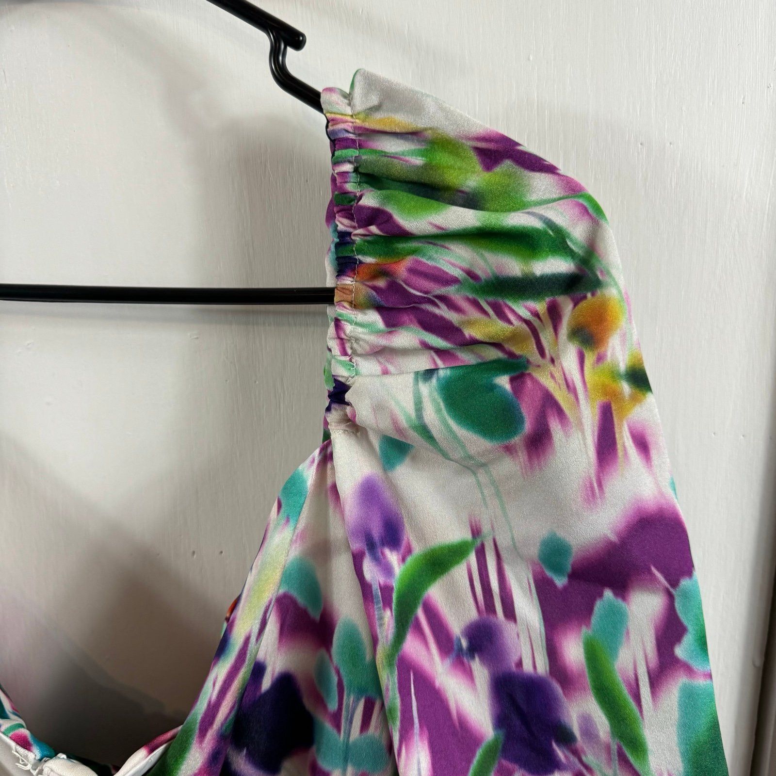 Badgley Mischka One 33 Social BADGLEY MISCHKA Peek a boo sweetheat neck vio Size M / US 6-8 / IT 42-44 - 8 Thumbnail