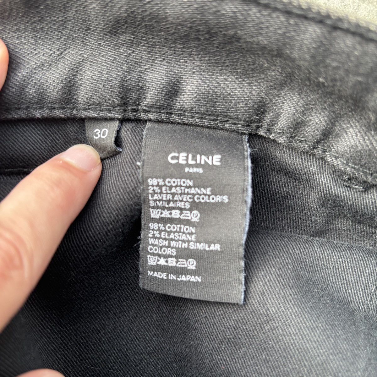 Celine Black wash Celine jeans Size US 30 / EU 46 - 4 Thumbnail