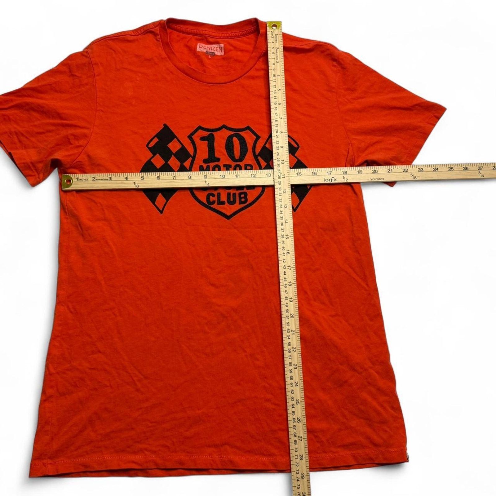 Levi's Denizen Levi’s Orange Motorcycle Club Graphic Tee Large Size US L / EU 52-54 / 3 - 6 Thumbnail