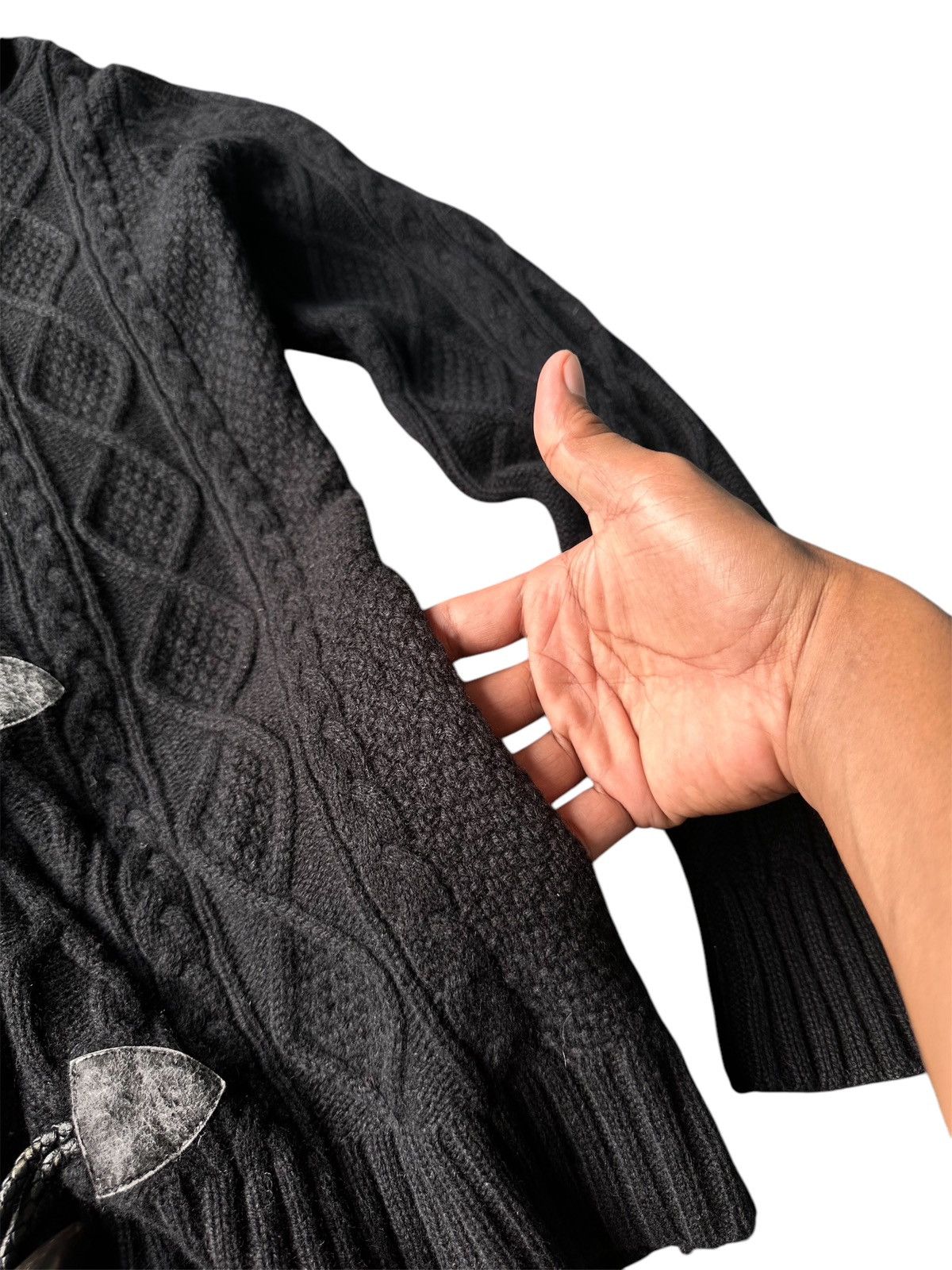 Burberry × Designer Burberry Black Label Knitwear Zip Hoodie Size M / US 6-8 / IT 42-44 - 5 Thumbnail