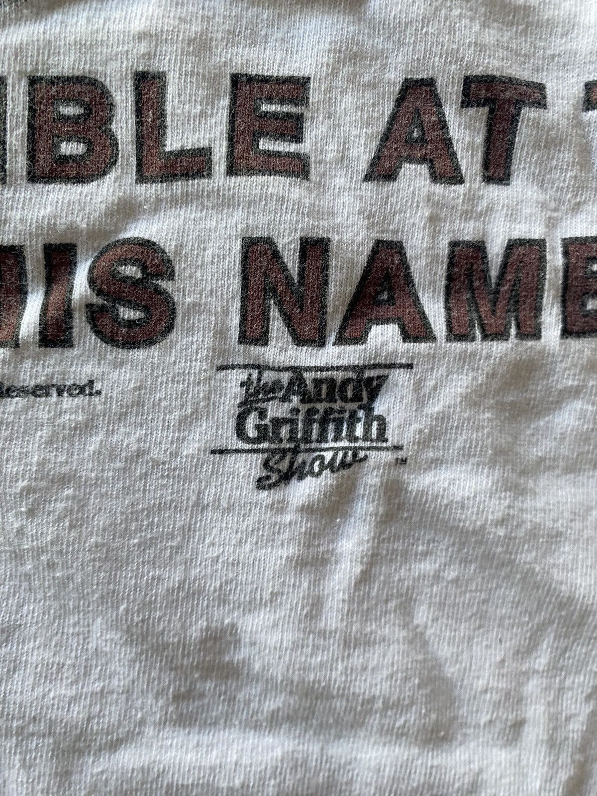 Vintage Vintage Andy Griffith Tee Large Size US L / EU 52-54 / 3 - 3 Thumbnail