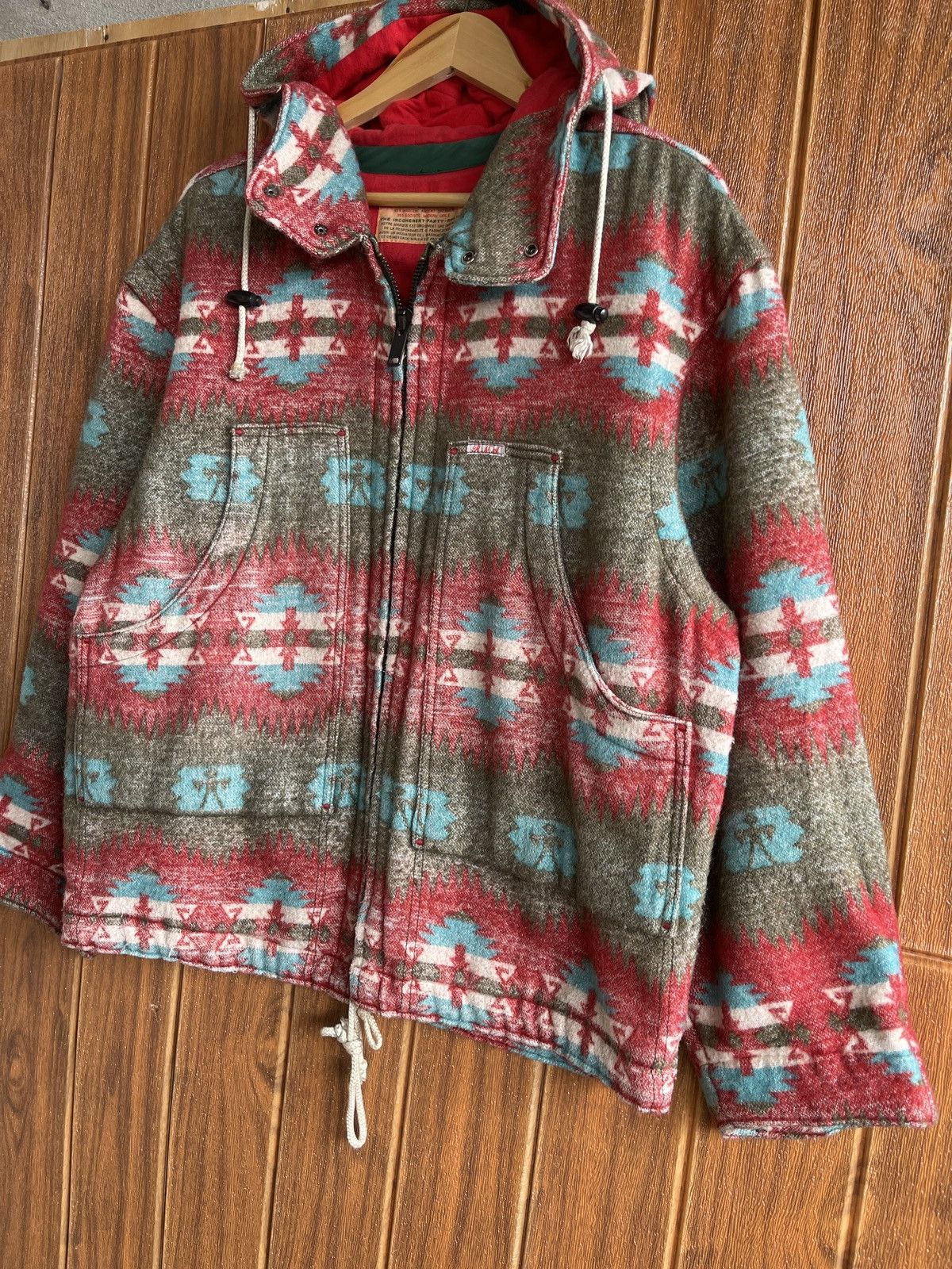 Vintage Very Rare🔥Vtg 60s/70s Rna Inc Native Navajo Heavy Jacket Size US XL / EU 56 / 4 - 5 Thumbnail