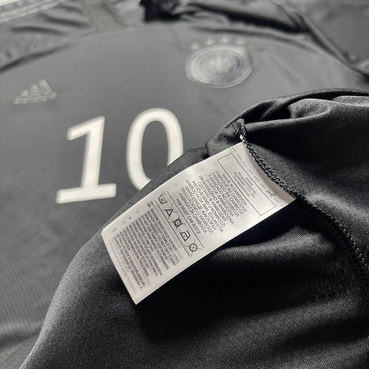 Adidas GERMANY ADIDAS 2020 EURO FOOTBALL AWAY JERSEY #10 GNABRY Size US XXL / EU 58 / 5 - 9 Thumbnail
