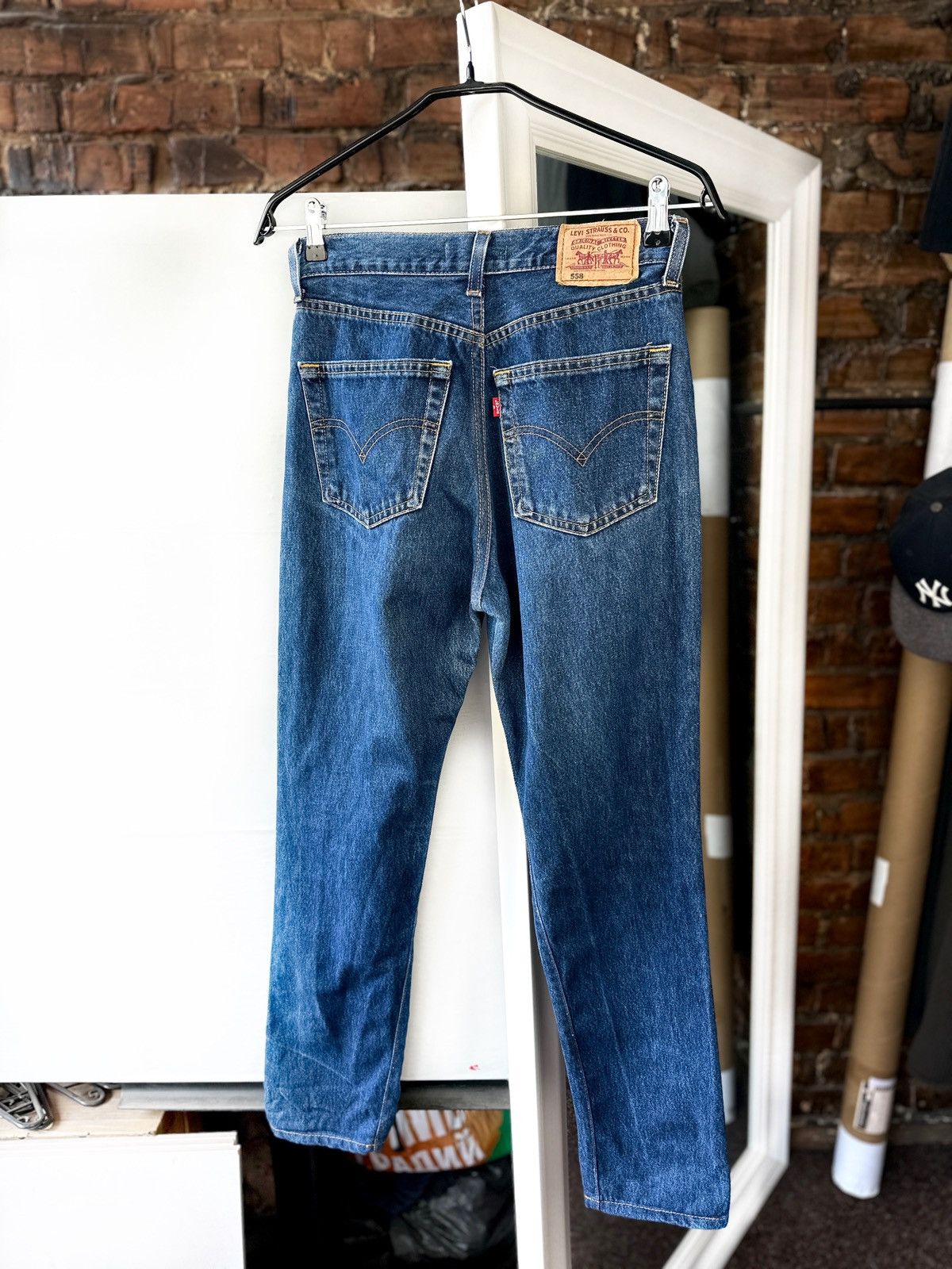 Levi's Vintage Clothing Vintage Women’s Levi’s 558 Jeans Blue Size: 28/29 Size 28" / US 6 / IT 42 - 4 Thumbnail