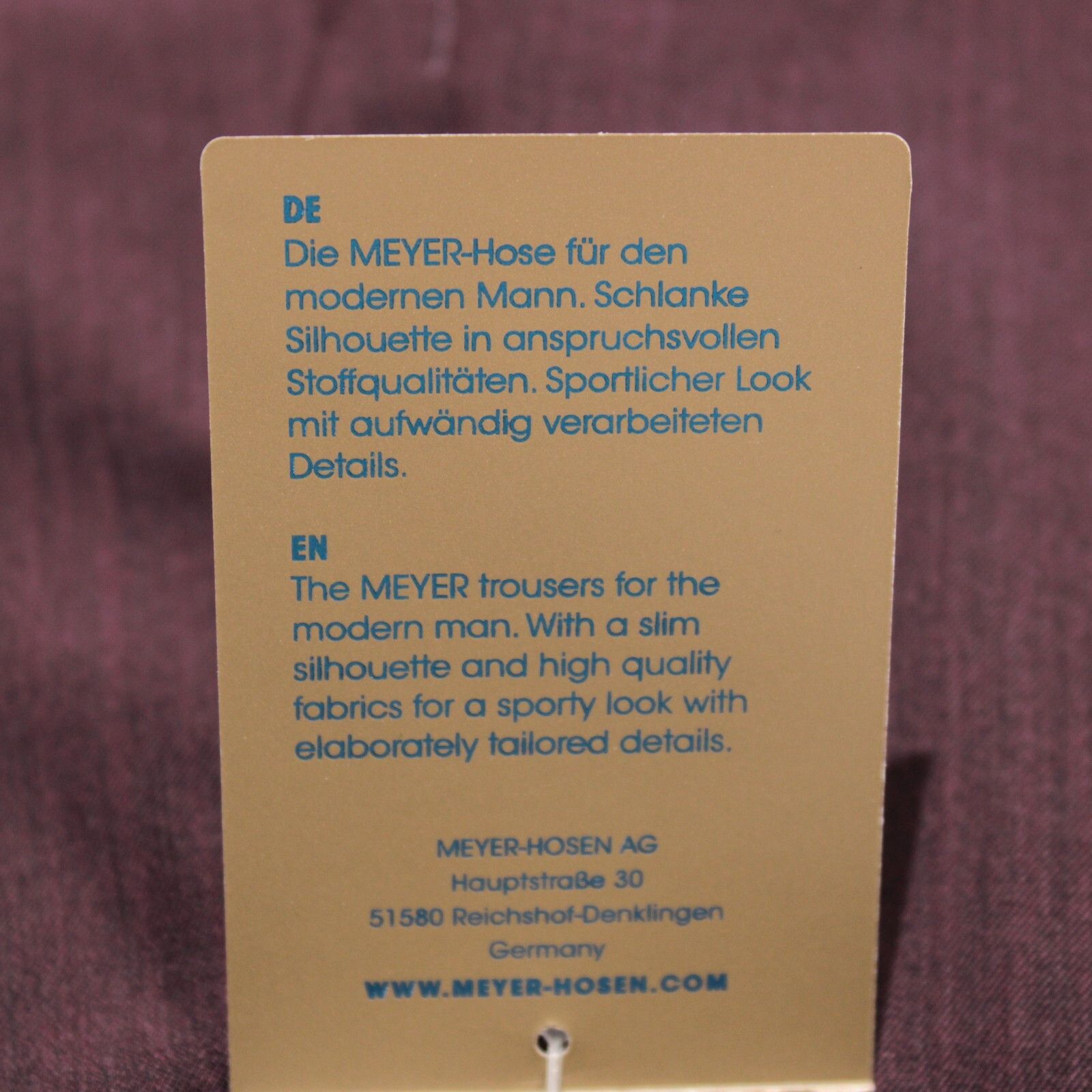 Other Meyer New with tags Dress Pants Size 36 US In Purple Size US 36 / EU 52 - 4 Thumbnail