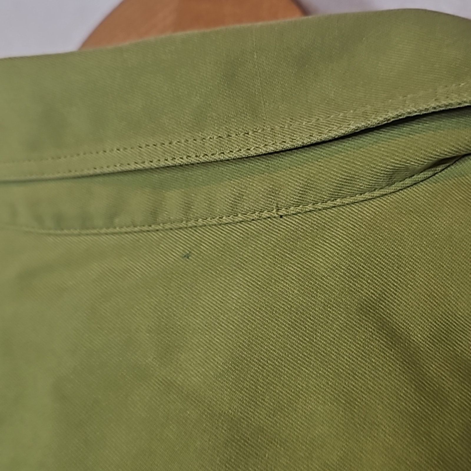 Tommy Bahama Tommy Bahama Lime Green Silk Button Down Long Sleeve Shirt Size US XL / EU 56 / 4 - 8 Thumbnail