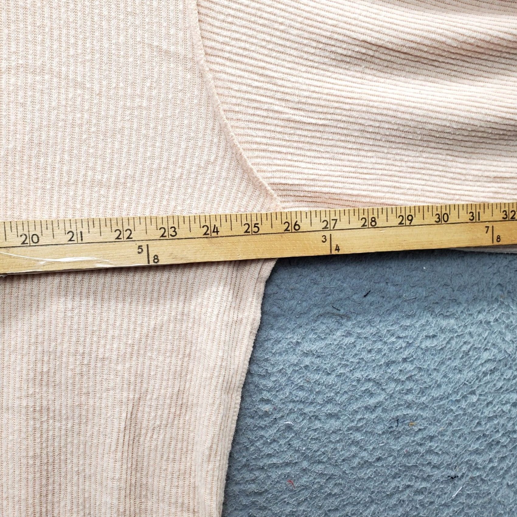 Vintage We The Free Sweatshirt Womens S Tan Ribbed Cuff & Hem Boat Neck Pullover Men’s? Size S / US 4 / IT 40 - 5 Thumbnail