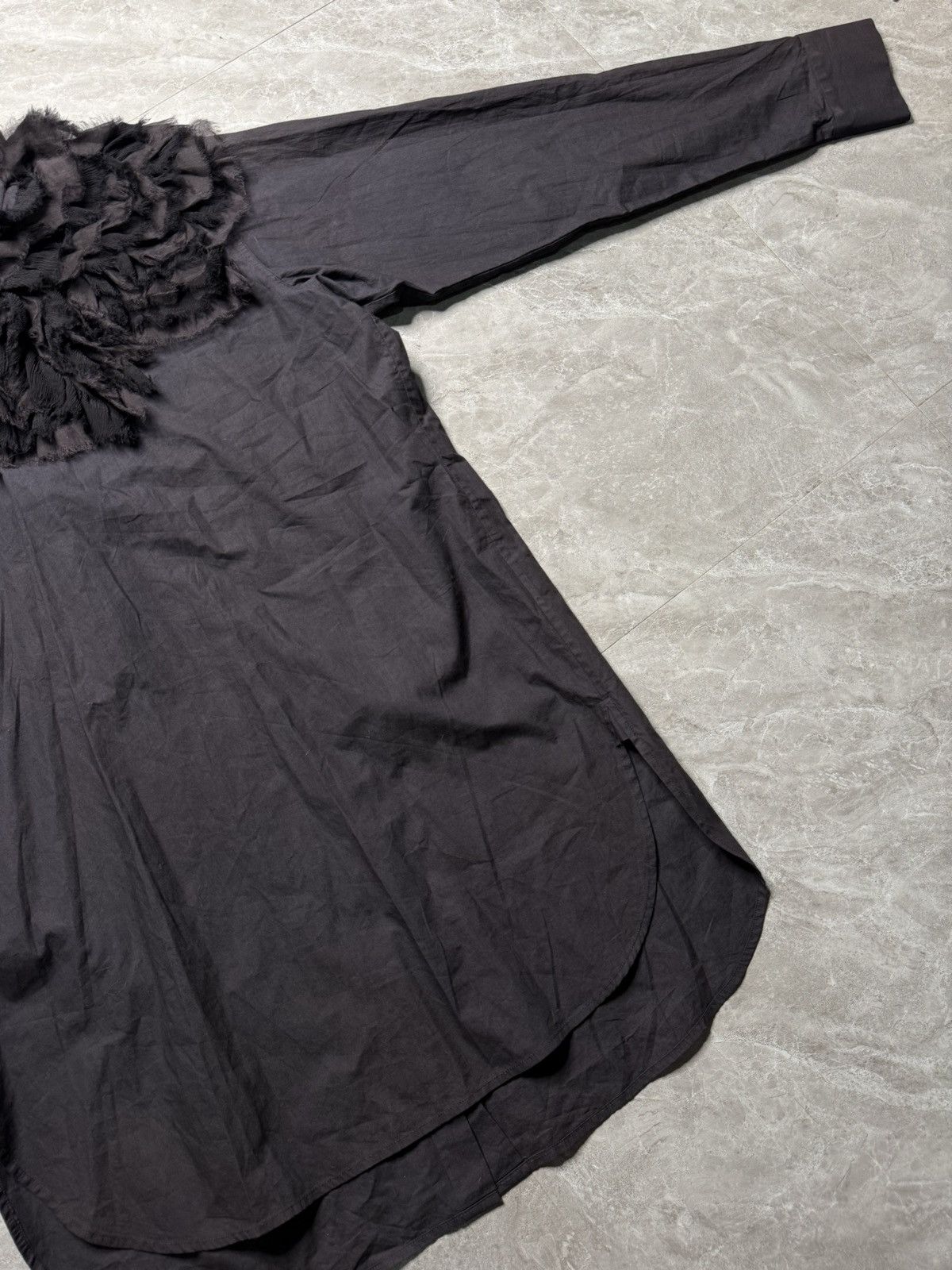 Dries Van Noten Dries Van Noten Frill Silk Attached Detail Shirt Size US M / EU 48-50 / 2 - 7 Thumbnail