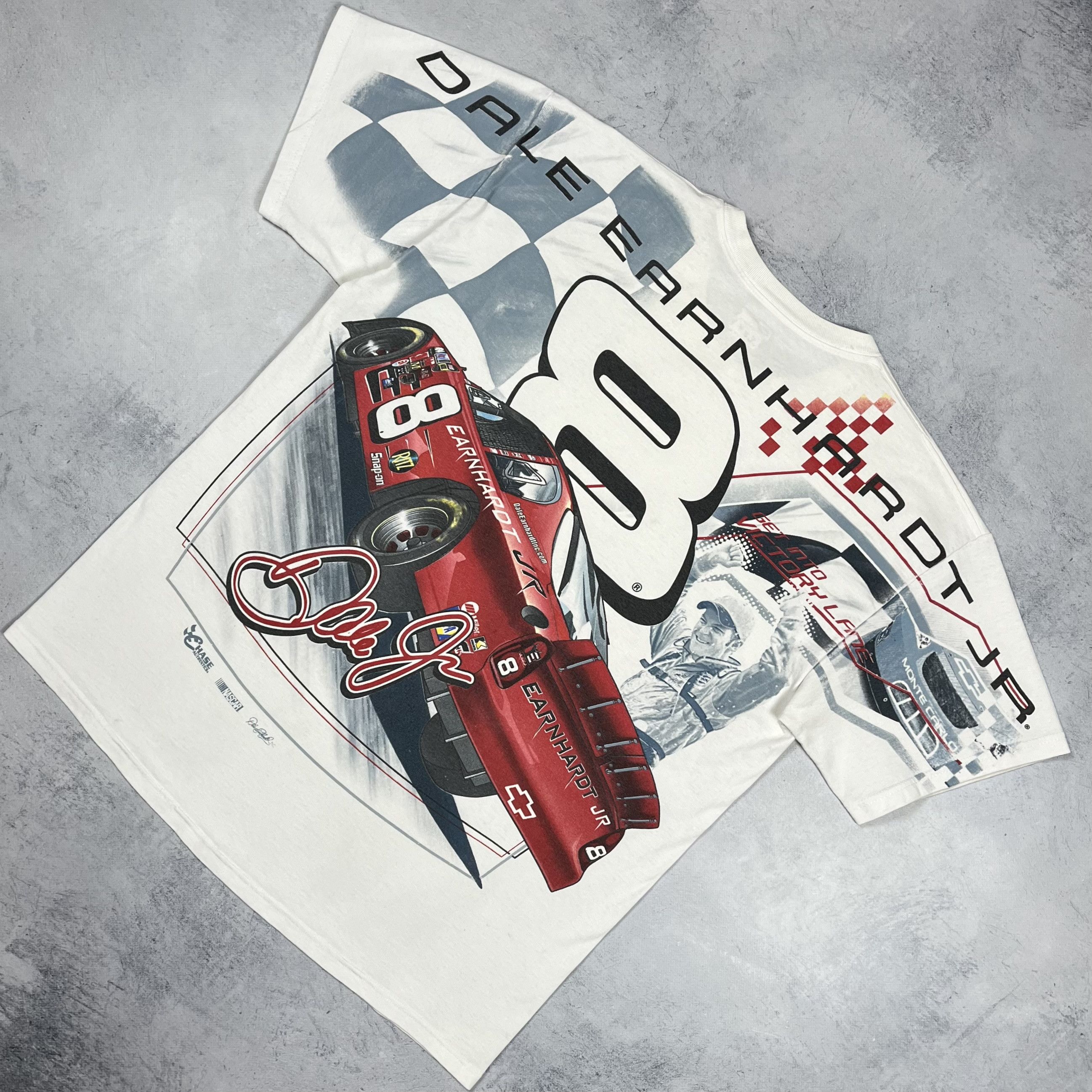 NASCAR Vintage Dale Earnhardt JR Nascar Racing T Shirt 00’s Size US L / EU 52-54 / 3 - 1 Thumbnail