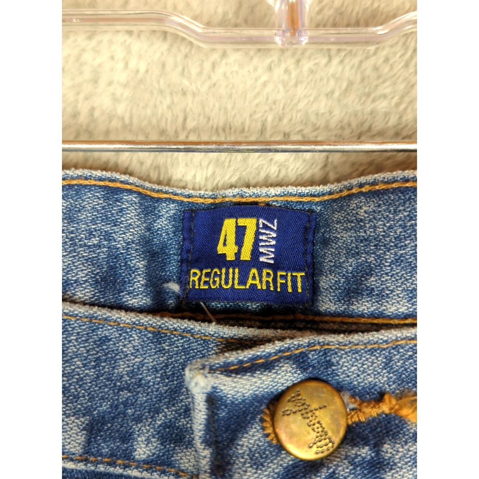Wrangler VINTAGE Wrangler Cowboy Cut Premium Performance Blue Jeans 47 MWZ Regular Fit 36x36 Size US 36 / EU 52 - 3 Thumbnail