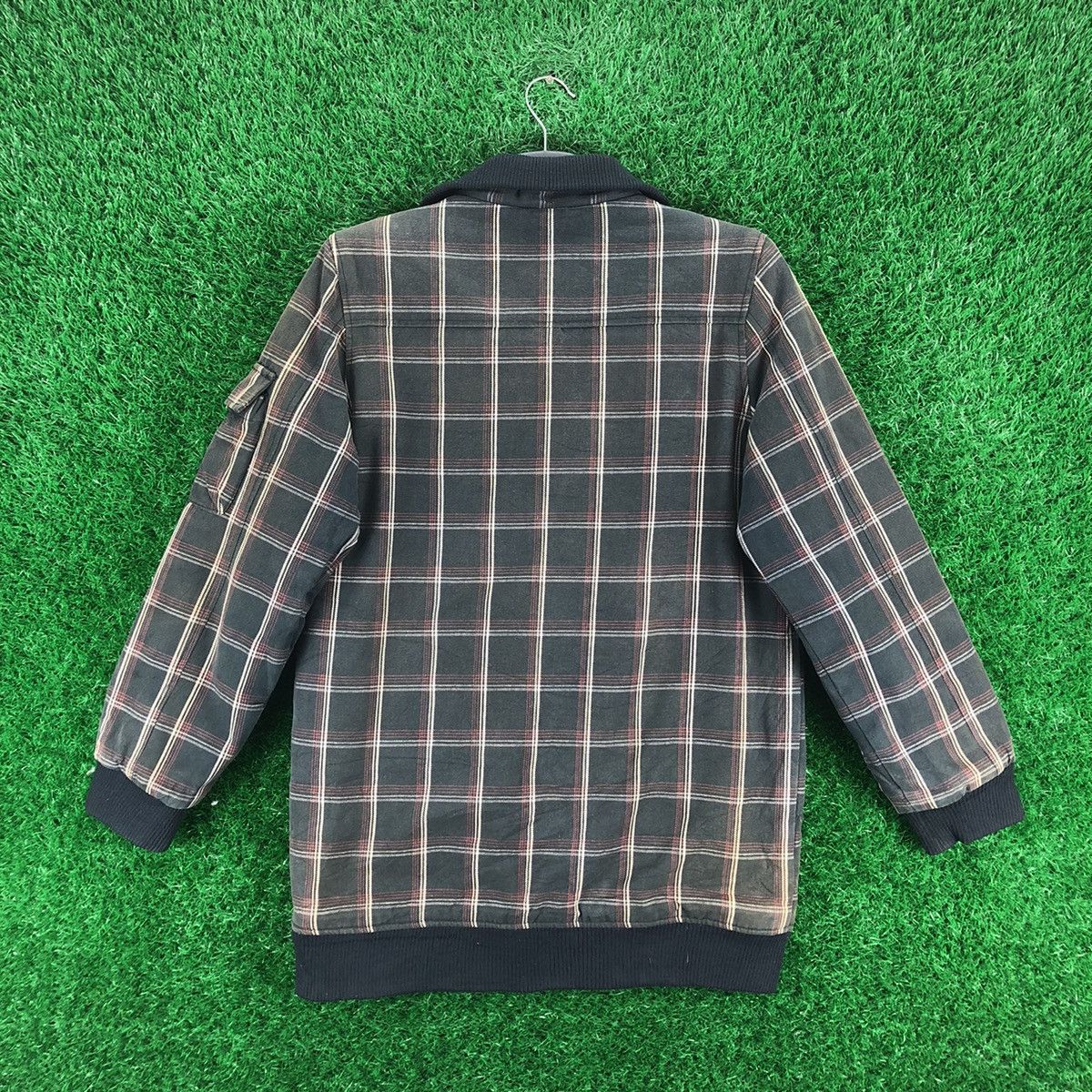 Japanese Brand Vintage 90's Duck Canvas Fabric Jacket by Romantic Mocha Size US S / EU 44-46 / 1 - 4 Thumbnail
