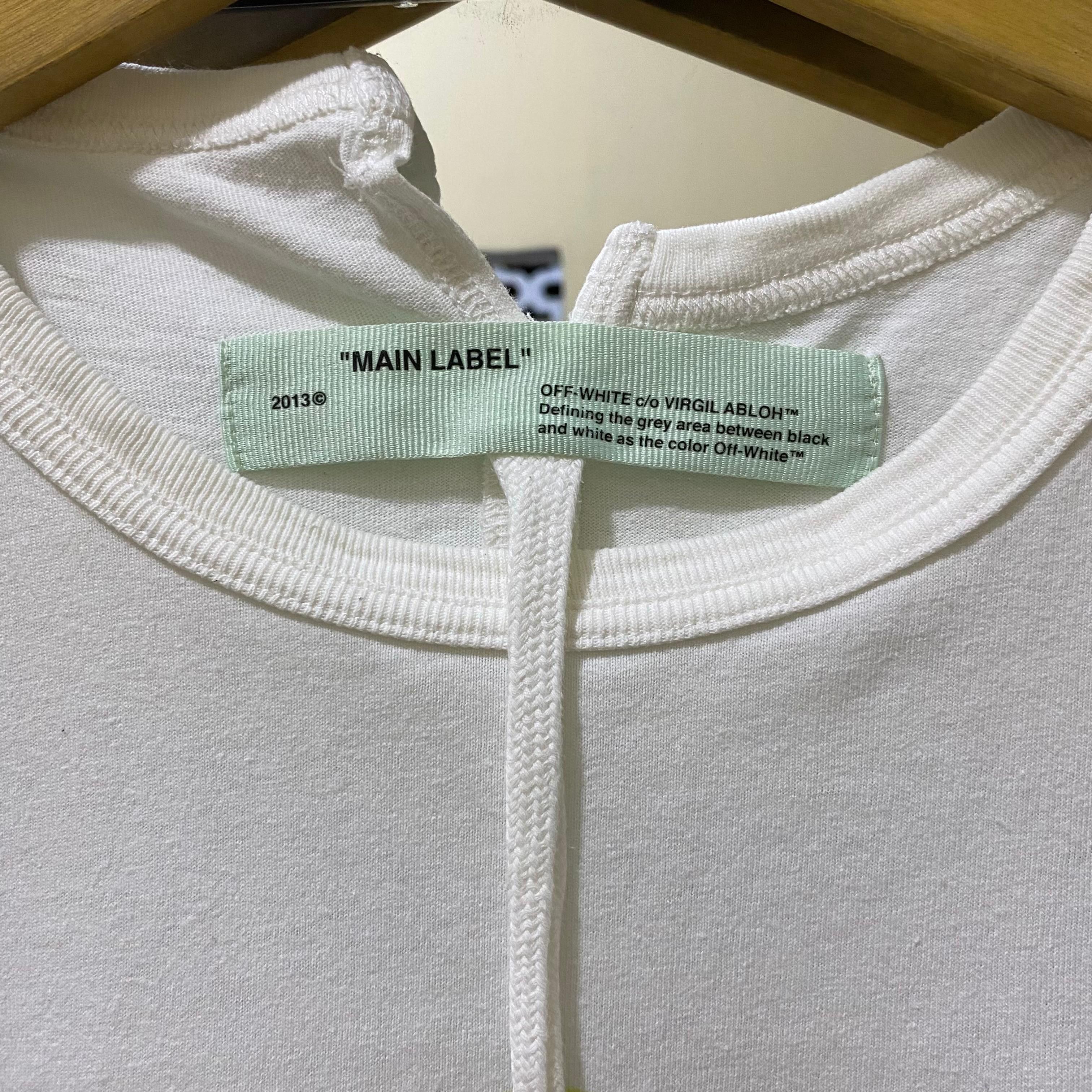 Off-White OFF WHITE "Give peace a chance tee" Size US M / EU 48-50 / 2 - 4 Thumbnail