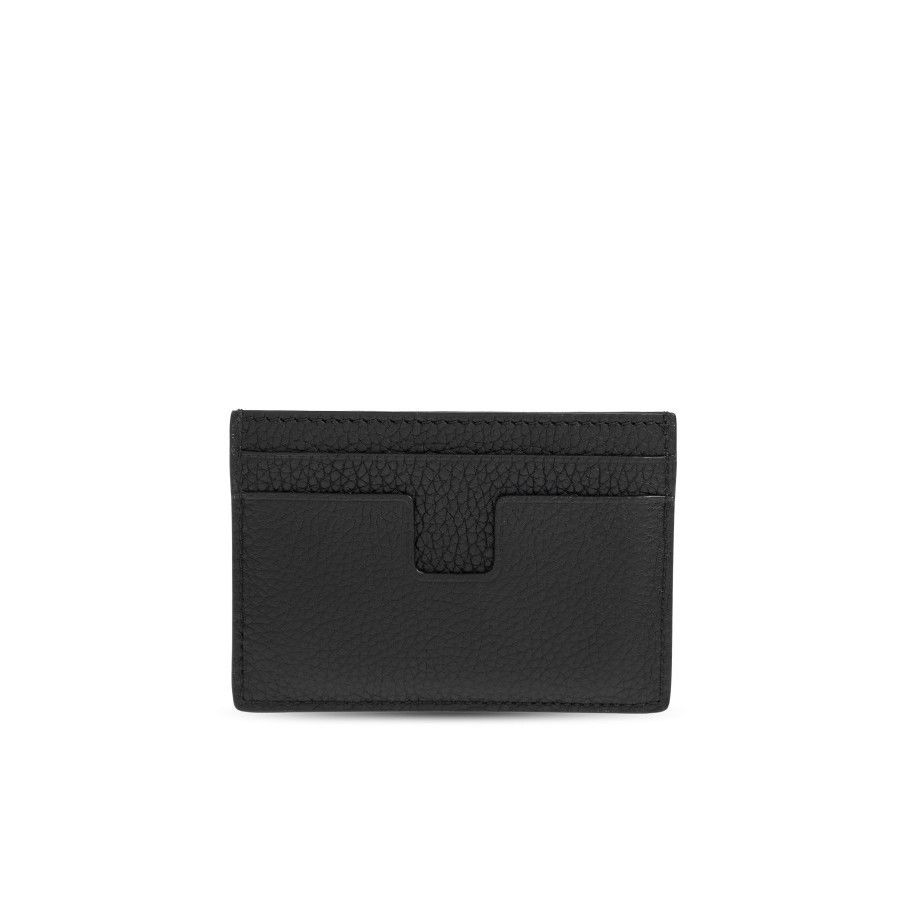 Tom Ford TOM FORD Black Leather Card Holder New & Authentic Size ONE SIZE - 2 Thumbnail