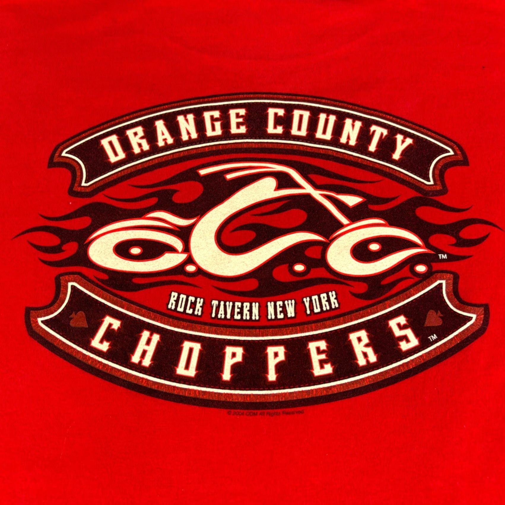 Vintage VINTAGE Orange County Choppers OCC Rock Tavern New York Long Sleeve Shirt Men XL Red Size US XL / EU 56 / 4 - 7 Thumbnail