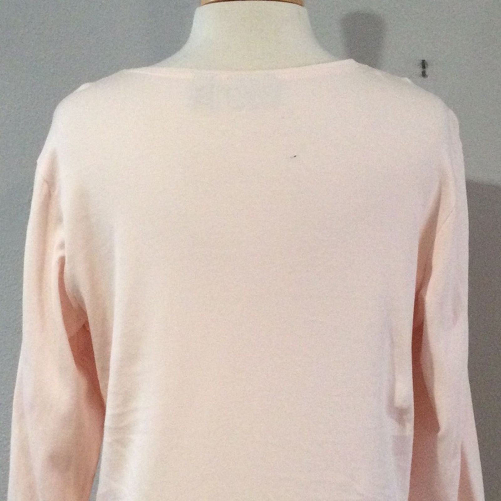 Chicos Chico's Pale Pink V-Neck 3/4 Sleeve Top Size 2/L/12 Size M / US 6-8 / IT 42-44 - 8 Thumbnail