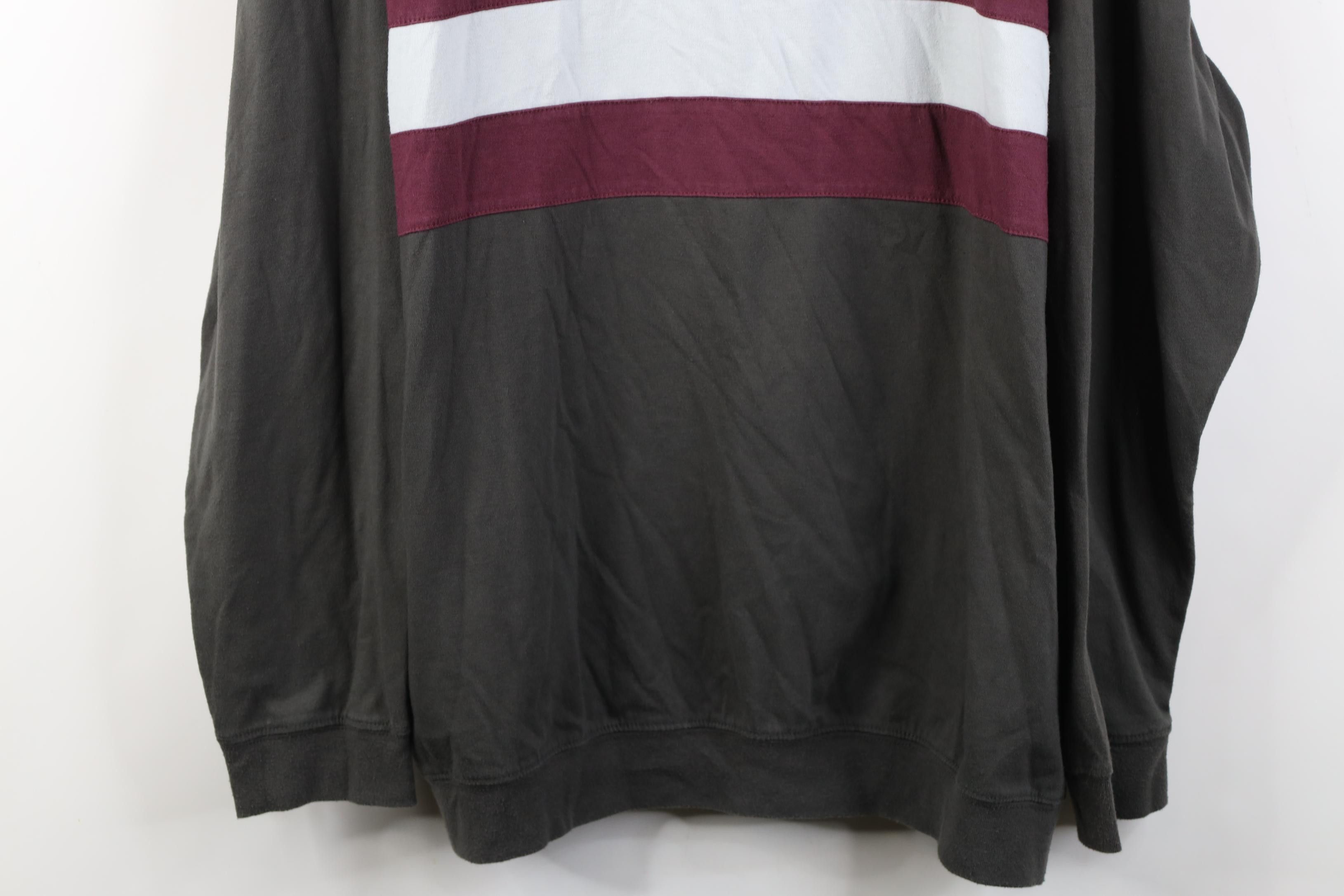 Vintage Vintage 90s Y2K Streetwear Pullover Long Sleeve Rugby Polo Size US XXL / EU 58 / 5 - 3 Thumbnail