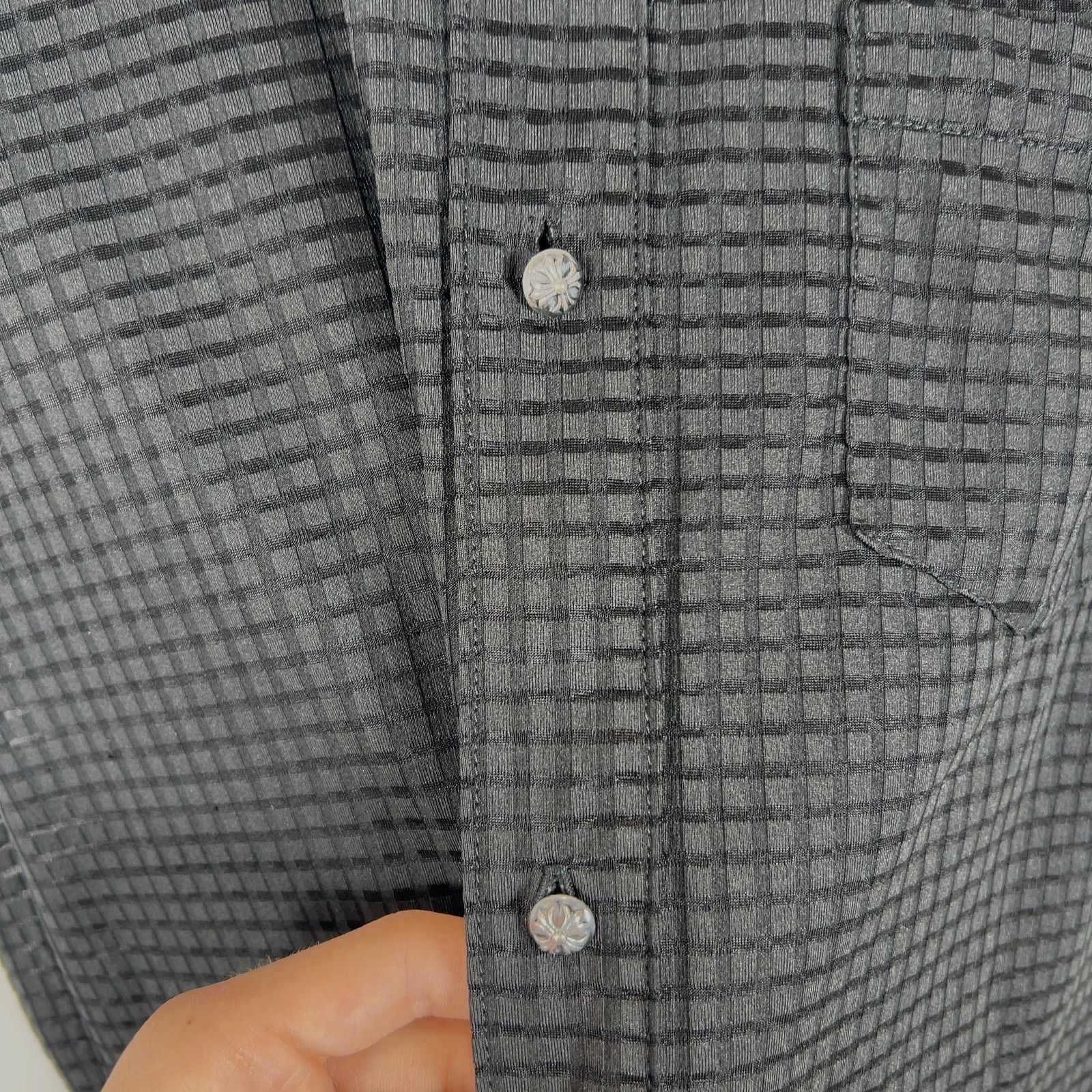Chrome Hearts Chrome Hearts Cross Ball Button Up Shirt Size US M / EU 48-50 / 2 - 3 Thumbnail