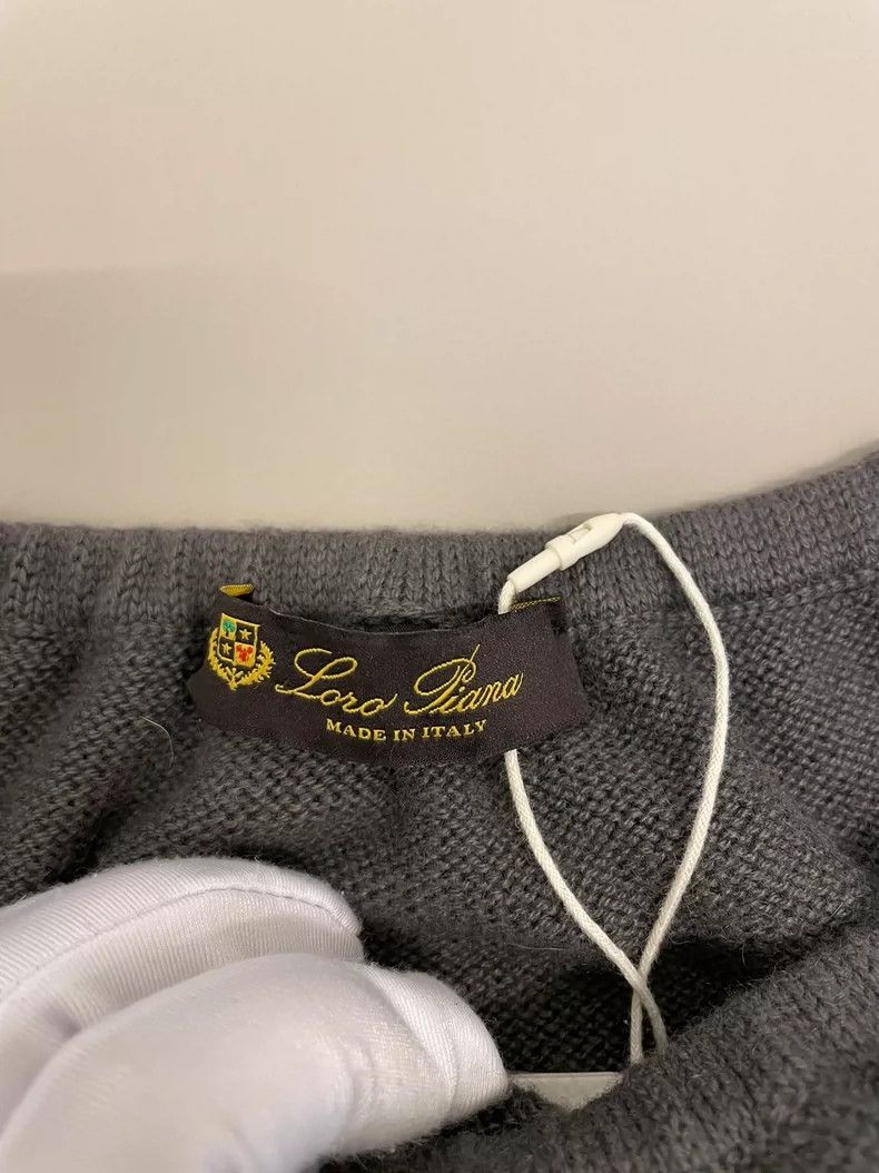 Loro Piana LORO PIANA Dark grey cashmere skirt Size 28" / US 6 / IT 42 - 7 Thumbnail