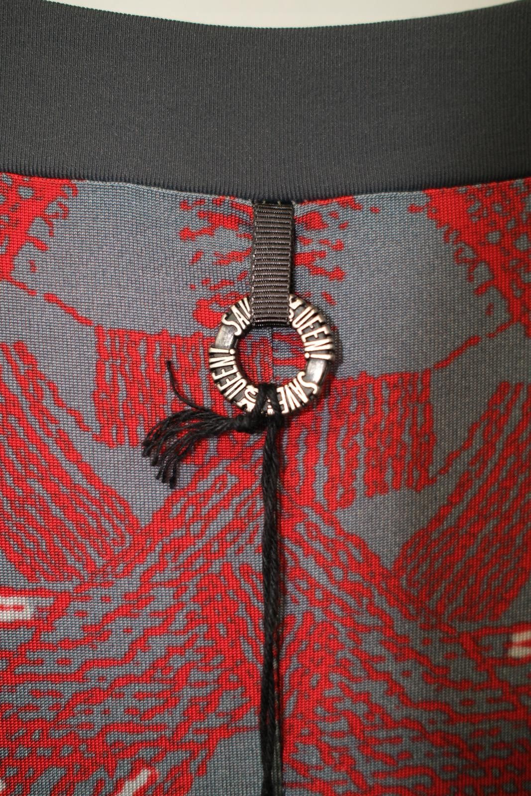 Other 00's Save The Queen AOP Abstract Midi Dress Size L / US 10 / IT 46 - 5 Thumbnail