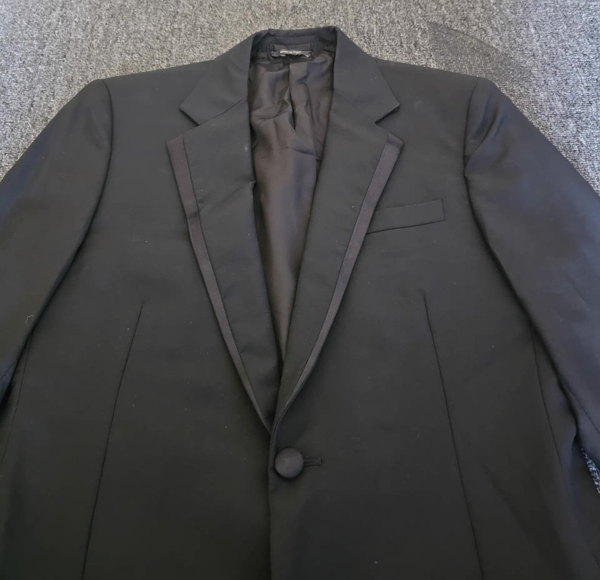 Prada Prada Black Wool Blazer Size 48R - 2 Thumbnail