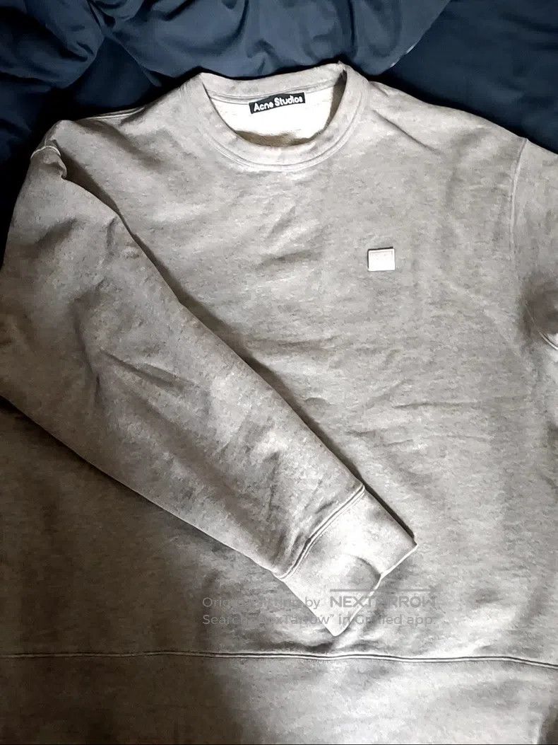 Acne Studios Acne Studios Smiley sweatshirt, gray Size M / US 6-8 / IT 42-44 - 1 Thumbnail