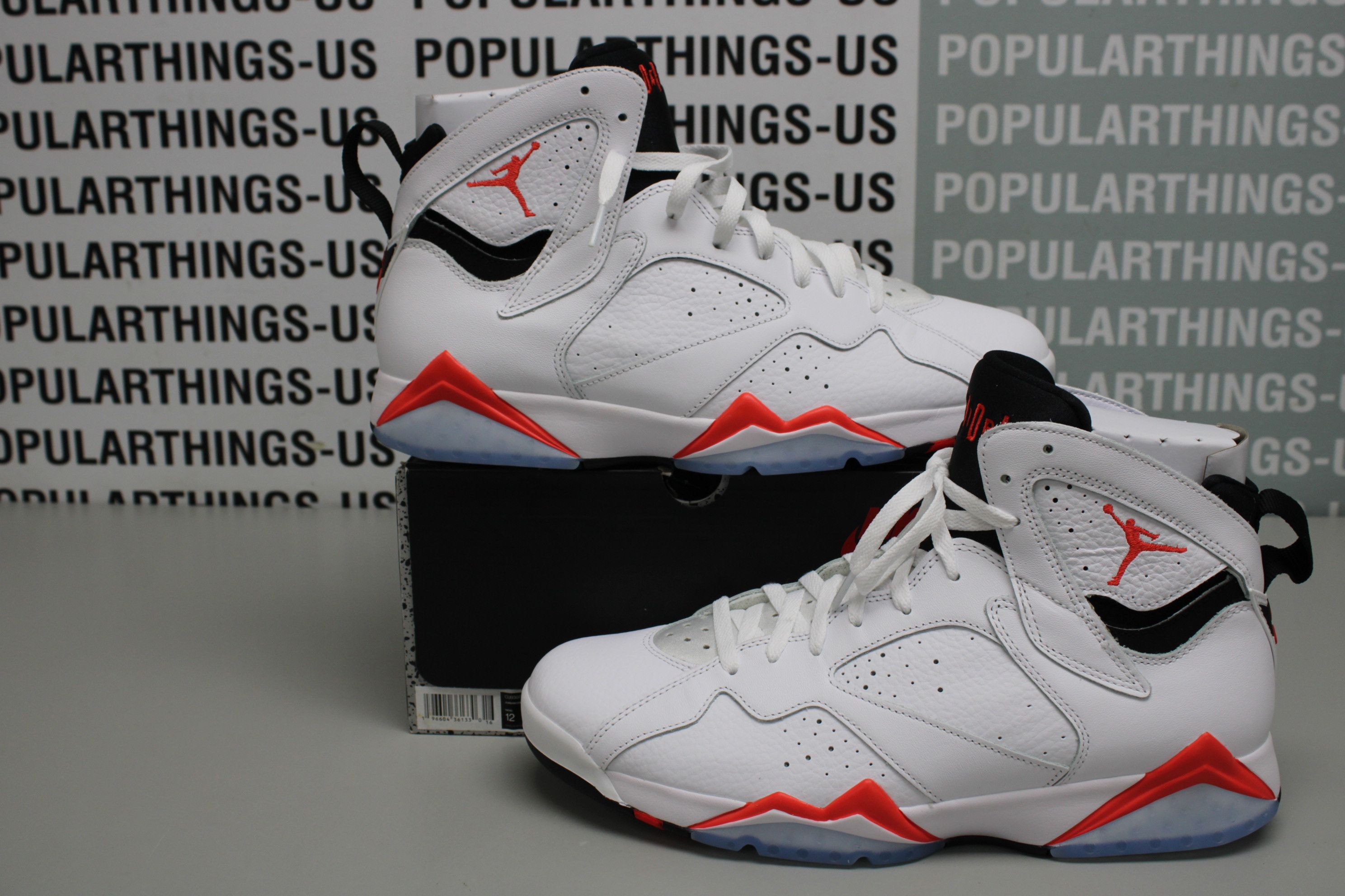 image of Air Jordan 7 Retro White Infd Size 12 Shoes, Men's