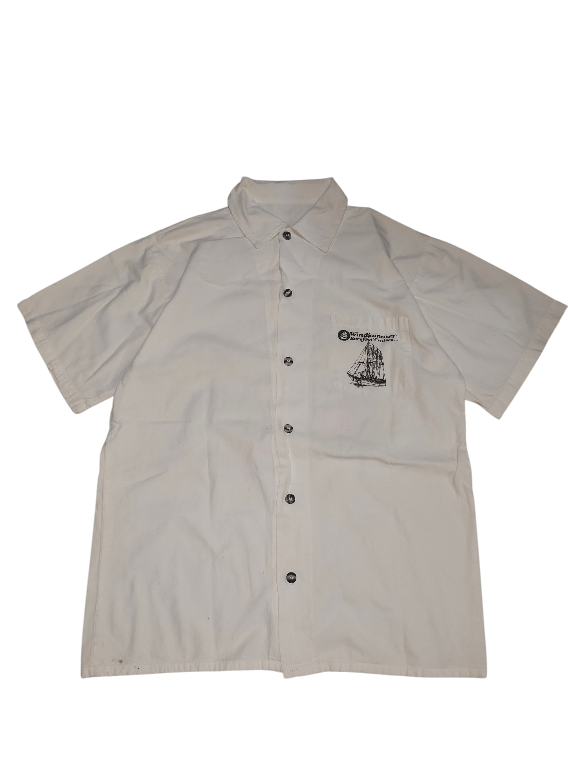 Vintage Vintage 1980 Windjammer Barefoot Cruise Button Up Shirt Size US L / EU 52-54 / 3 - 2 Thumbnail
