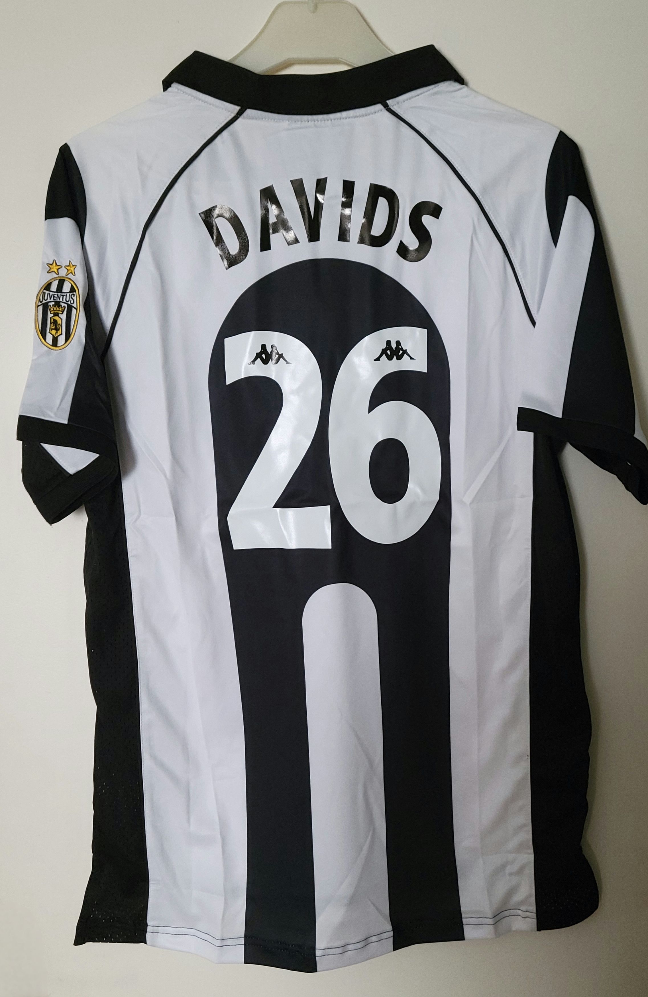 Davids 26 Juventus 1997-98 Vintage Soccer Jersey Trikot