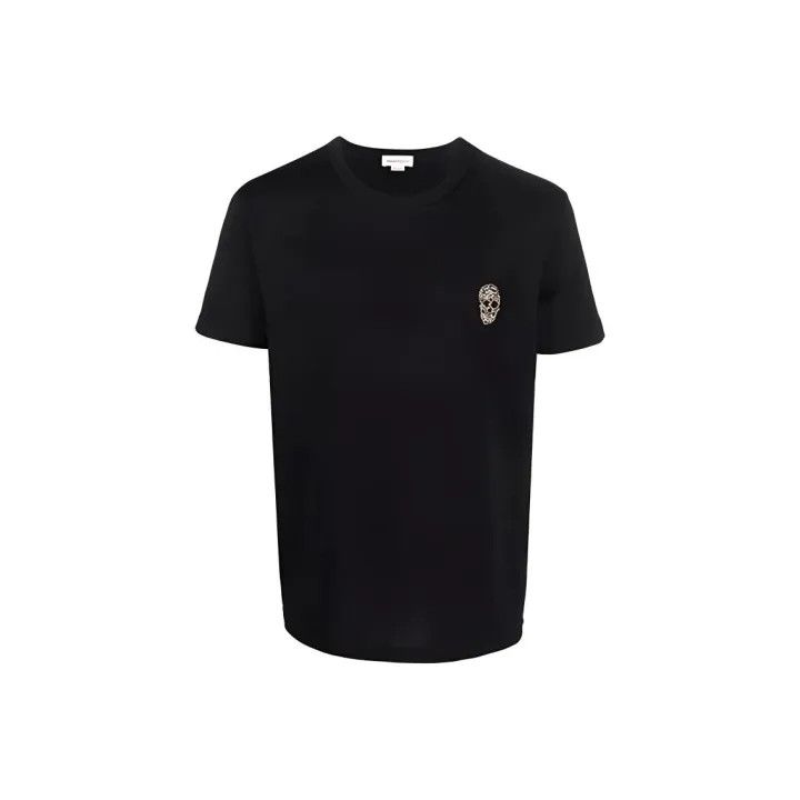Alexander McQueen Alexander McQueen Black Skull Short Sleeve T-Shirt 0079 Size US S / EU 44-46 / 1 - 1 Thumbnail