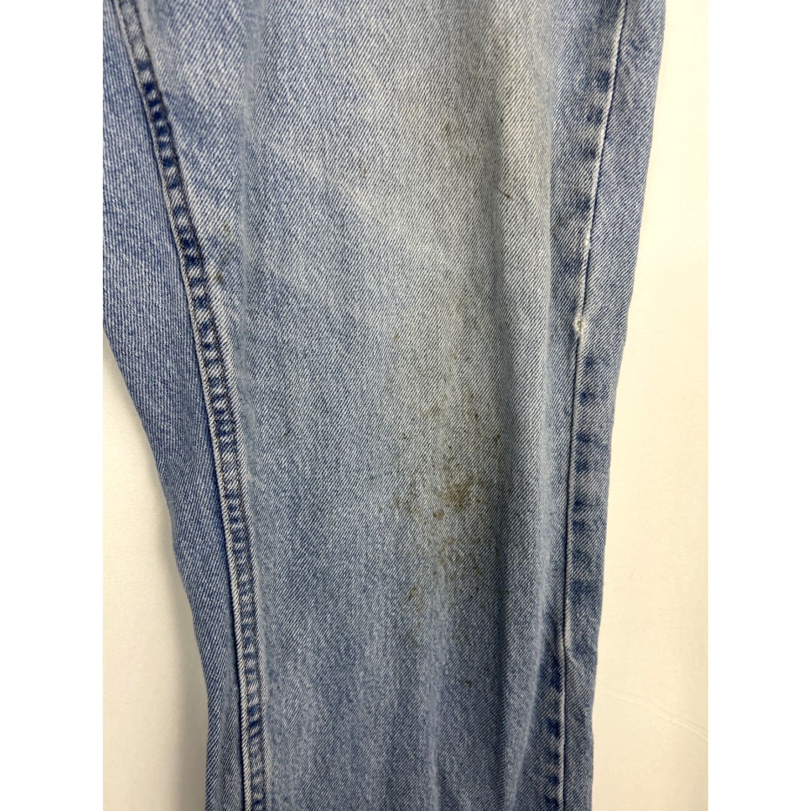 Vintage LL Bean Jeans Light Wash 40x29 Straight Regular Fit Men Blue Pockets Stains Size US 40 / EU 56 - 4 Thumbnail