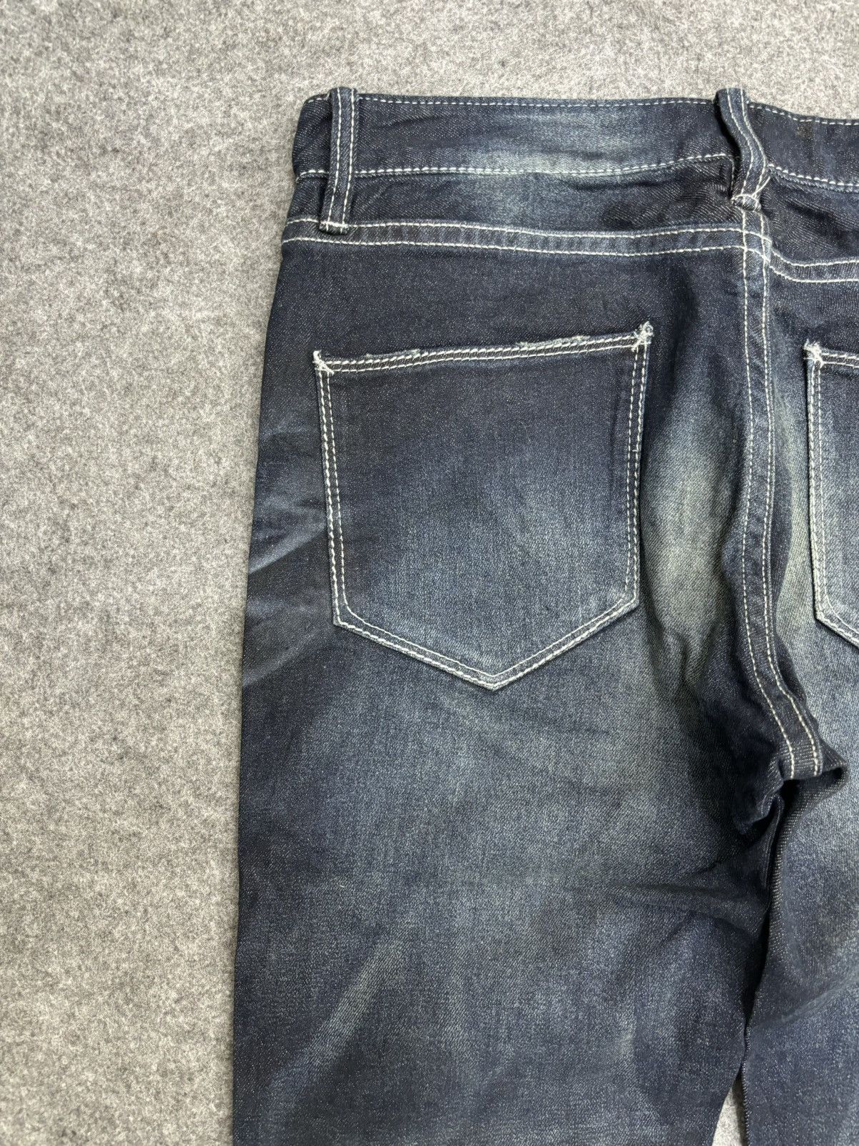 Seditionaries 💥Crazy Fades💥Archival Artisanal FUGA Skinny Fit Denim F570 Size US 31 - 15 Thumbnail