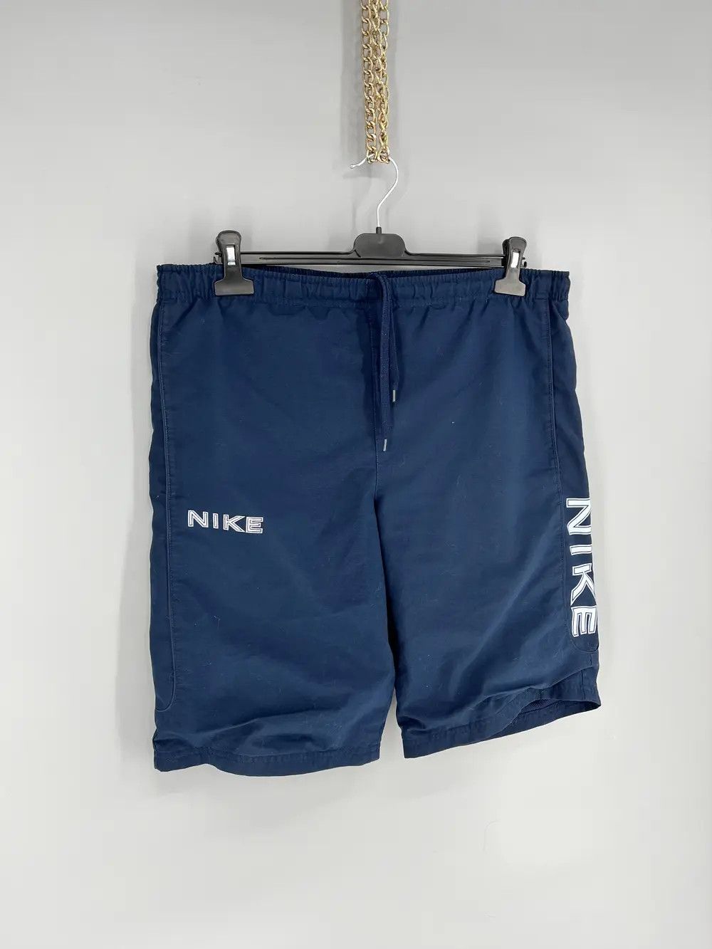 Nike 90s Vintage Nike Swoosh Logo Shorts Travis Style Size US 32 / EU 48 - 2 Thumbnail