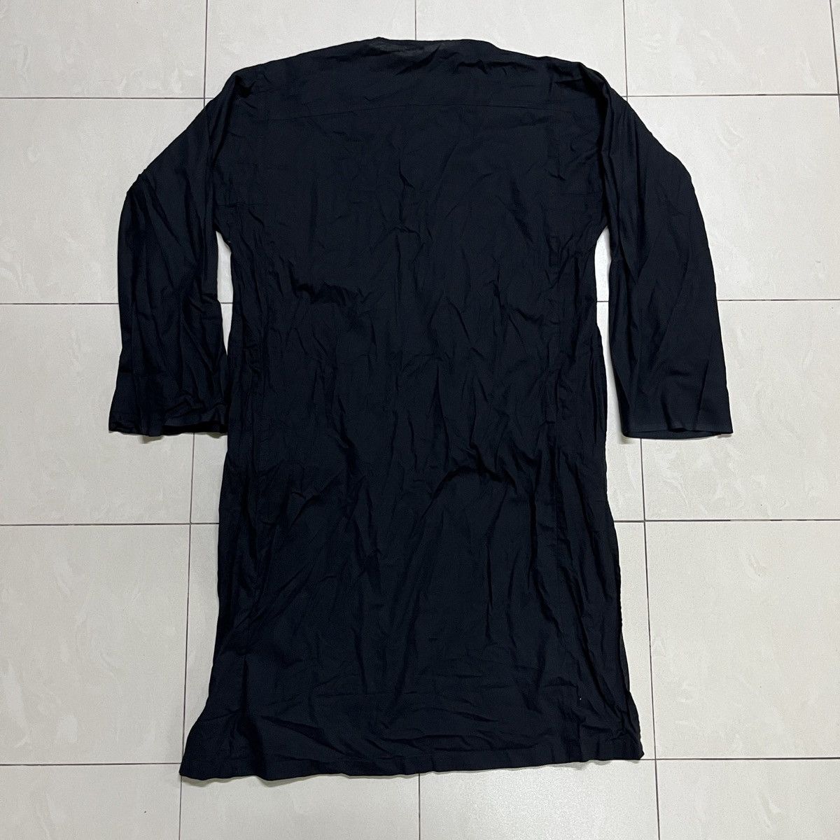 Japanese Brand × Vintage Crinkle Kurta Buttoned Shirt Size US M / EU 48-50 / 2 - 8 Thumbnail