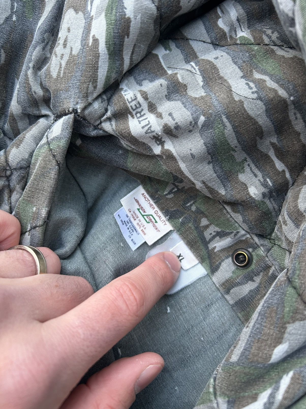 Other Vintage Reversible Camo Hunting Jacket XL Johnson Garment Size US XL / EU 56 / 4 - 8 Thumbnail