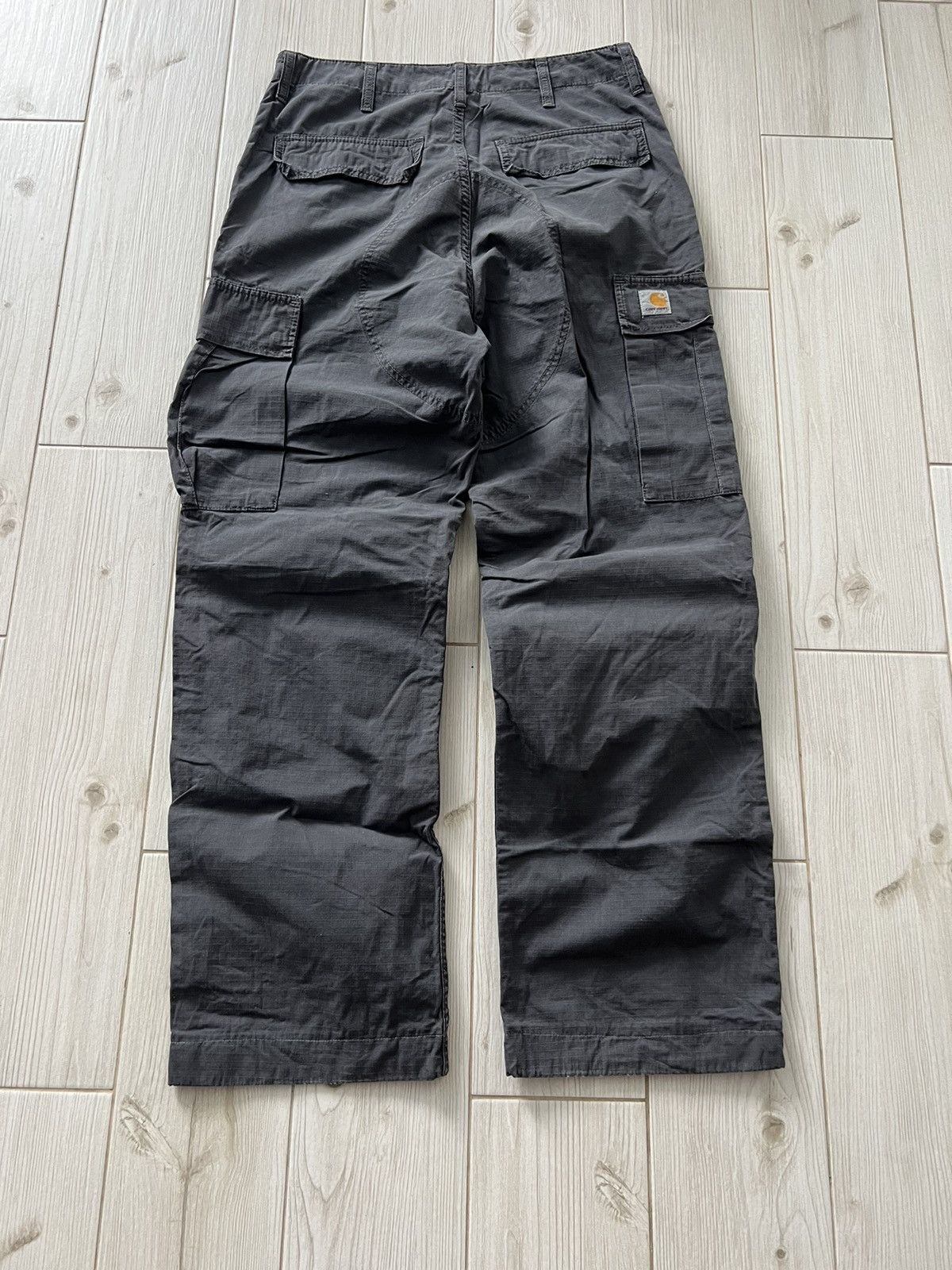Carhartt Carhartt WIP Pants Baggy Grey Cargo 30/34 Size US 34 / EU 50 - 2 Thumbnail