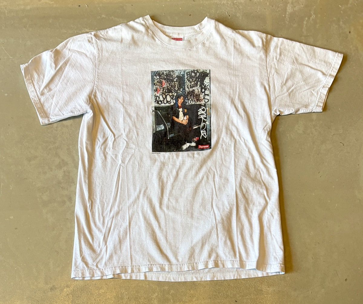 Supreme Lady Pink Supreme Tee FW21 Martha Cooper | Grailed