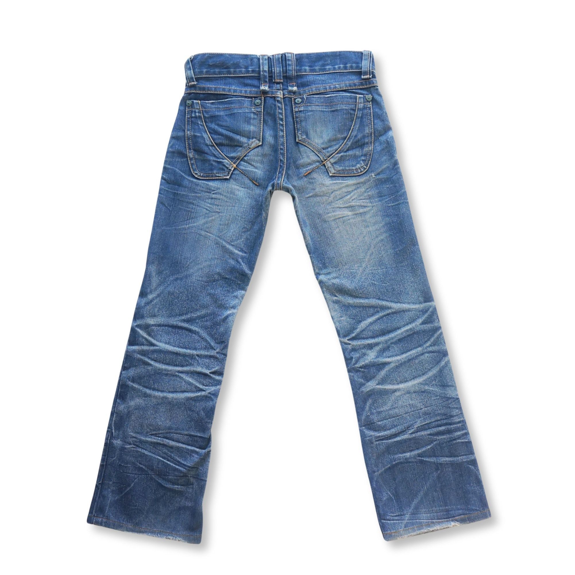 Vintage Jay's Denim Whiskers Jeans Size 28" / US 6 / IT 42 - 2 Thumbnail