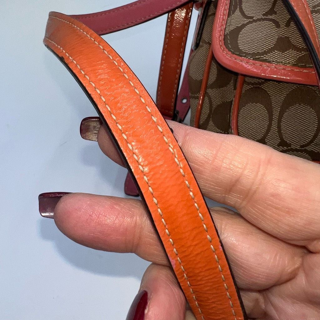 Coach Coach Legacy Signature Canvas Crossbody Bag with a turn-lock Size ONE SIZE - 4 Thumbnail