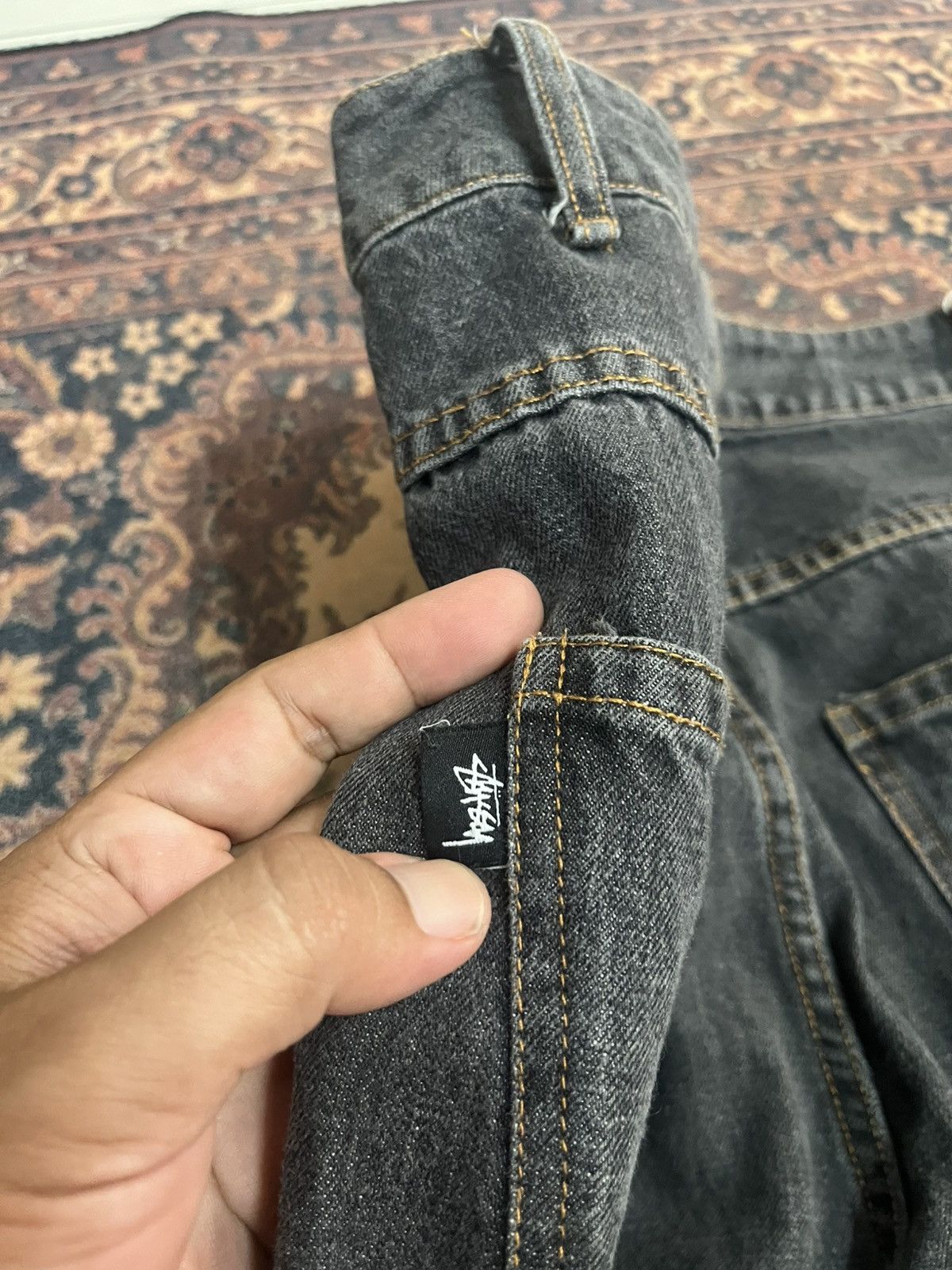 Stussy × Vintage Stussy Vintage denim Size US 29 - 8 Thumbnail