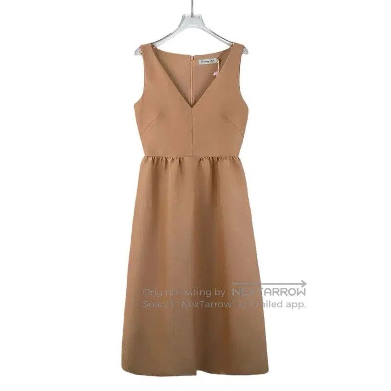 Dior Dior Brown Wool Short Dress for Women . Size S / US 4 / IT 40 - 1 Thumbnail
