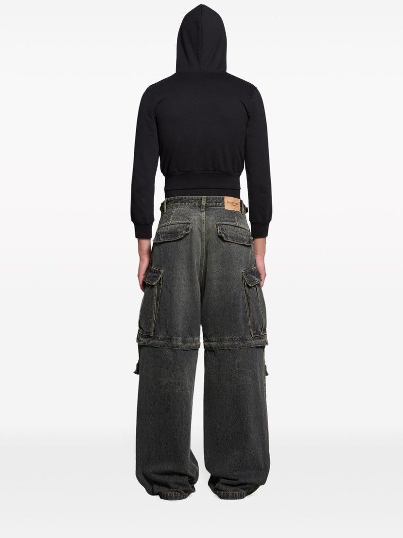 Balenciaga o1tr1nto0326 Cargo Pants in Black Size US 36 / EU 52 - 4 Thumbnail