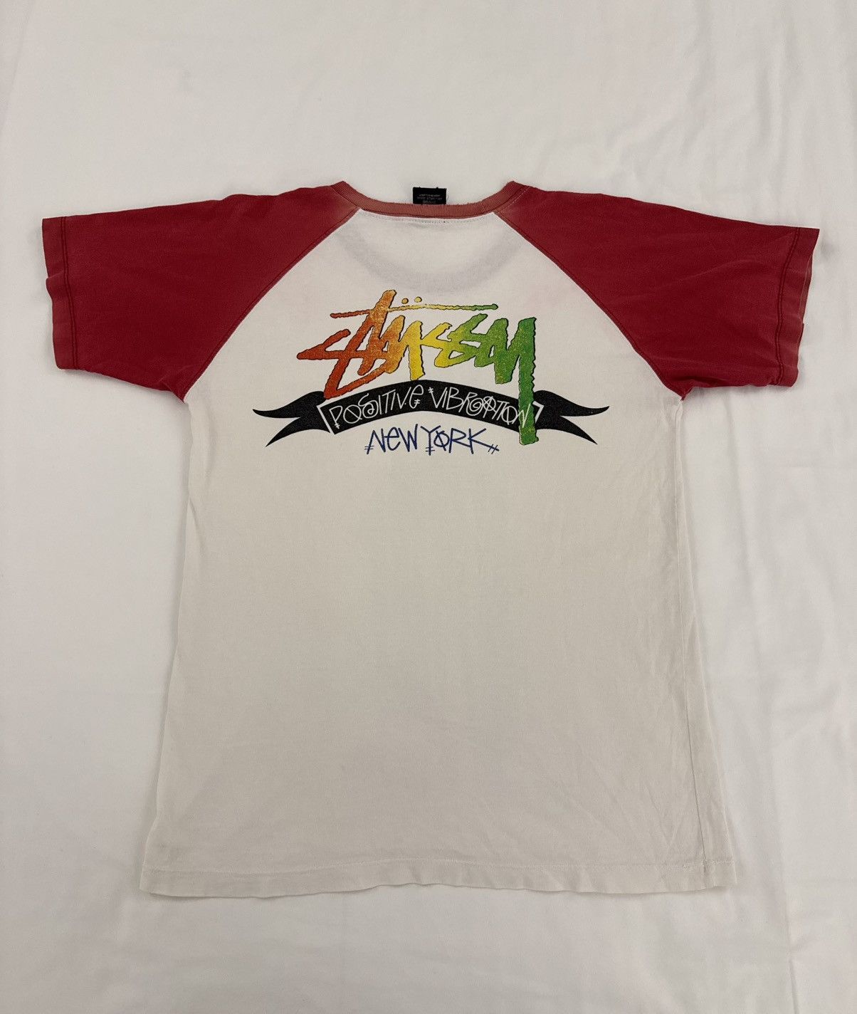 Stussy Vintage Stussy Positive Vibration London Australia tshirt Size US M / EU 48-50 / 2 - 2 Thumbnail