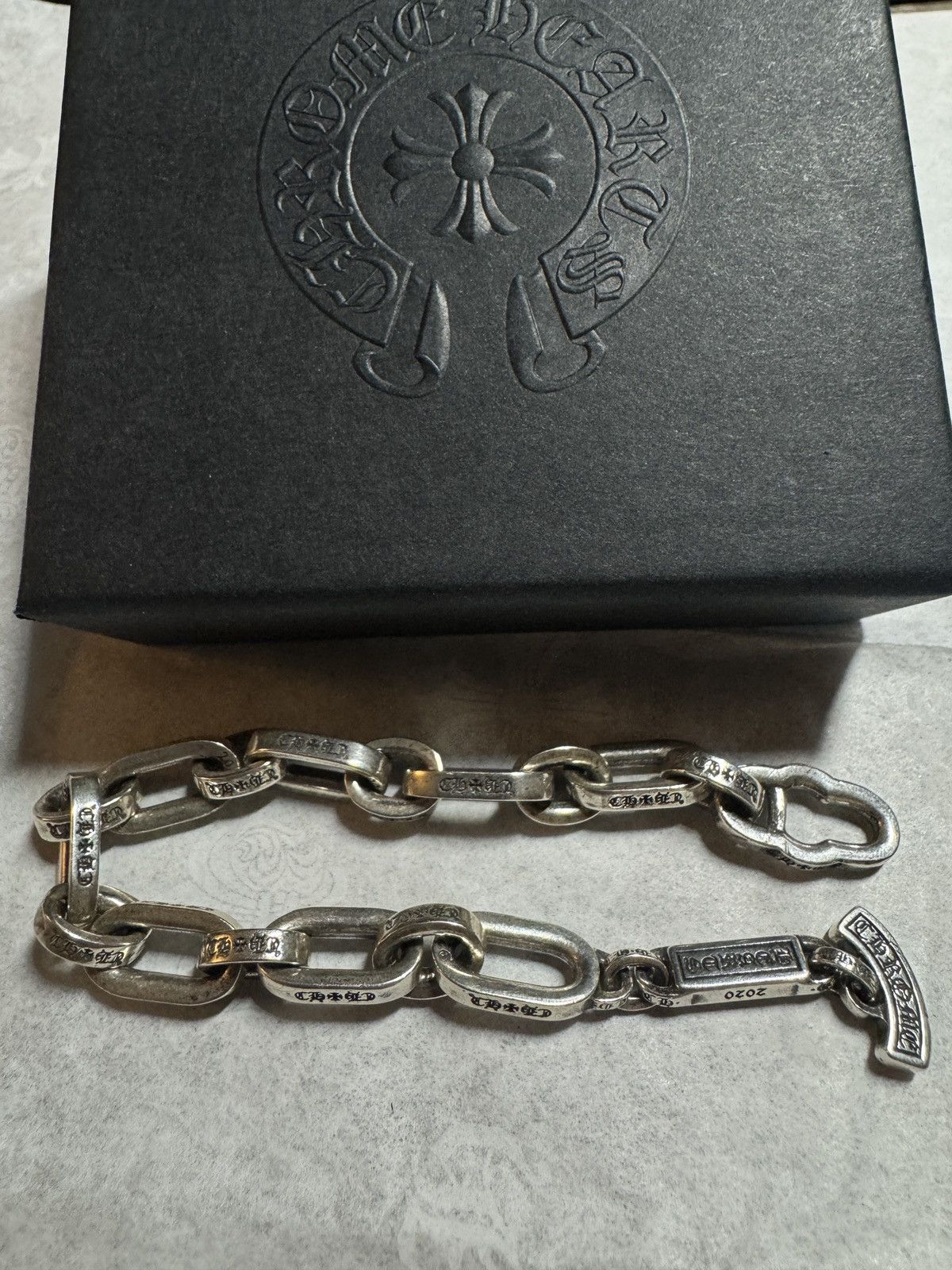 Chrome Hearts Chrome Hearts Paper Chain Bracelet Large Links Size ONE SIZE - 7 Thumbnail
