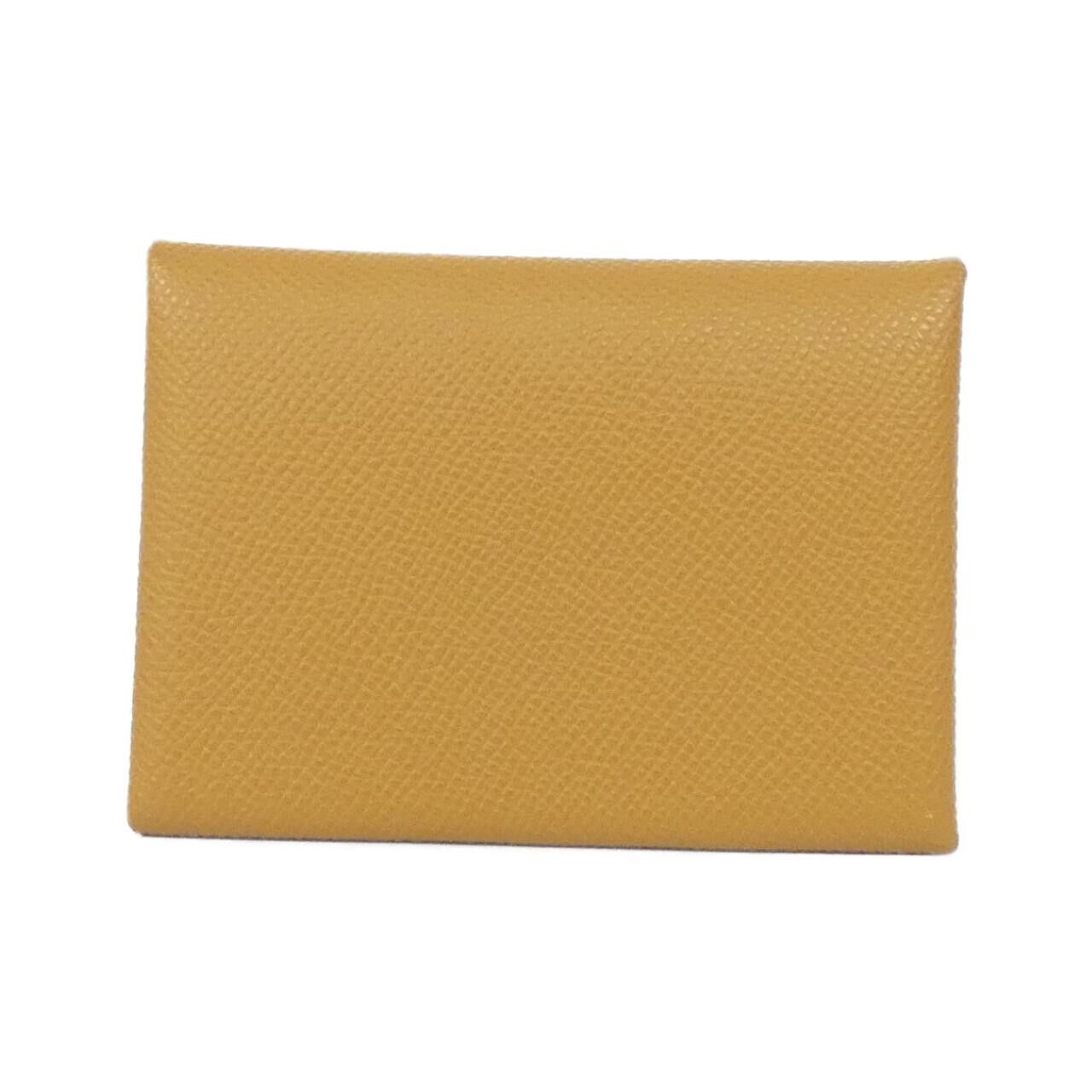 Hermes Hermes Hermes Calvi Duo Epsom Card Case Leather Coin Case B DUTY FREE for USA Size ONE SIZE - 1 Thumbnail